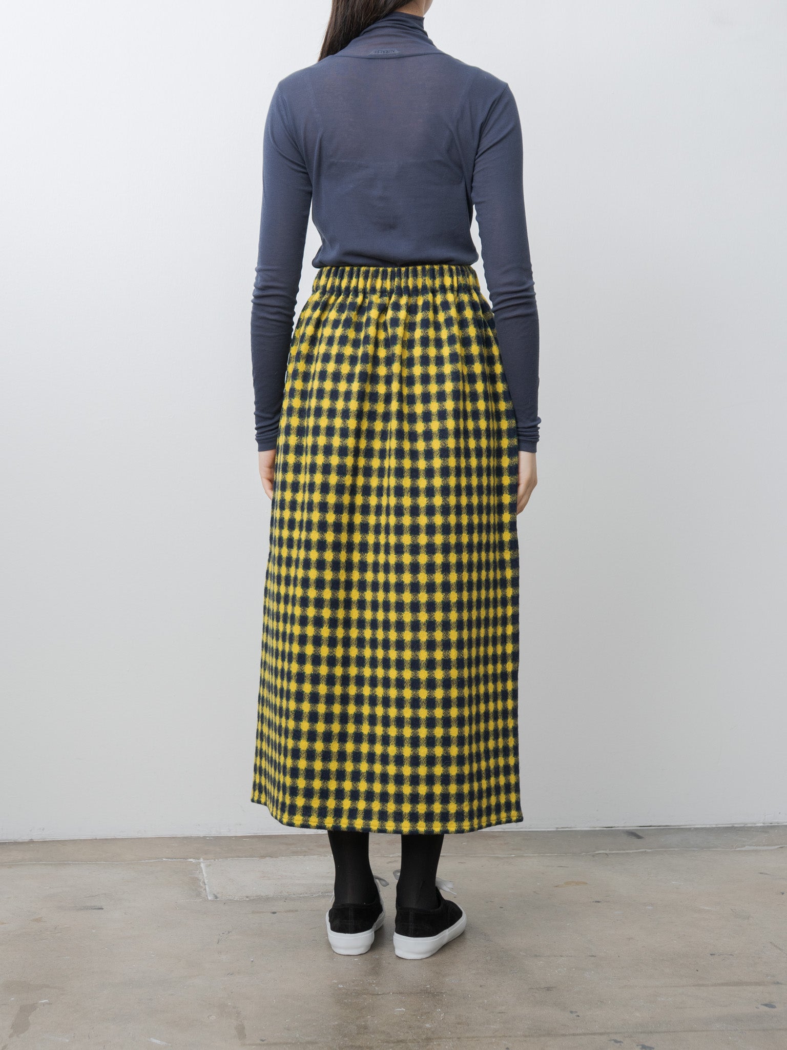 Gooi Skirt - Yellow Check