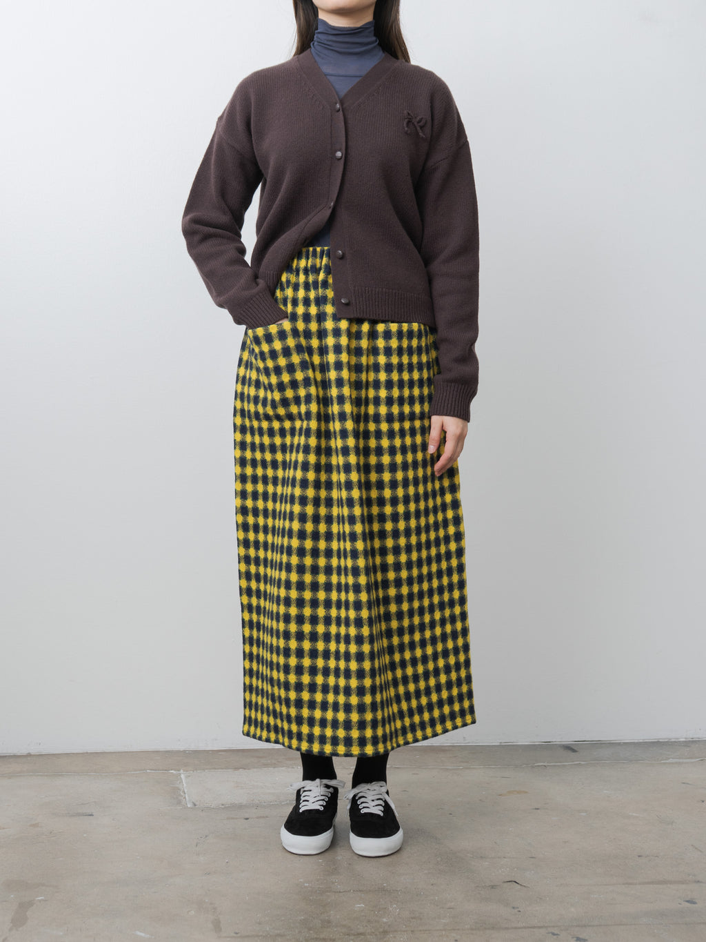 Gooi Skirt - Yellow Check