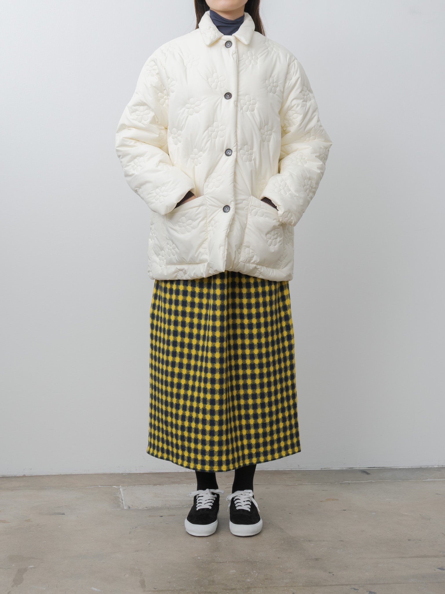 Gooi Skirt - Yellow Check