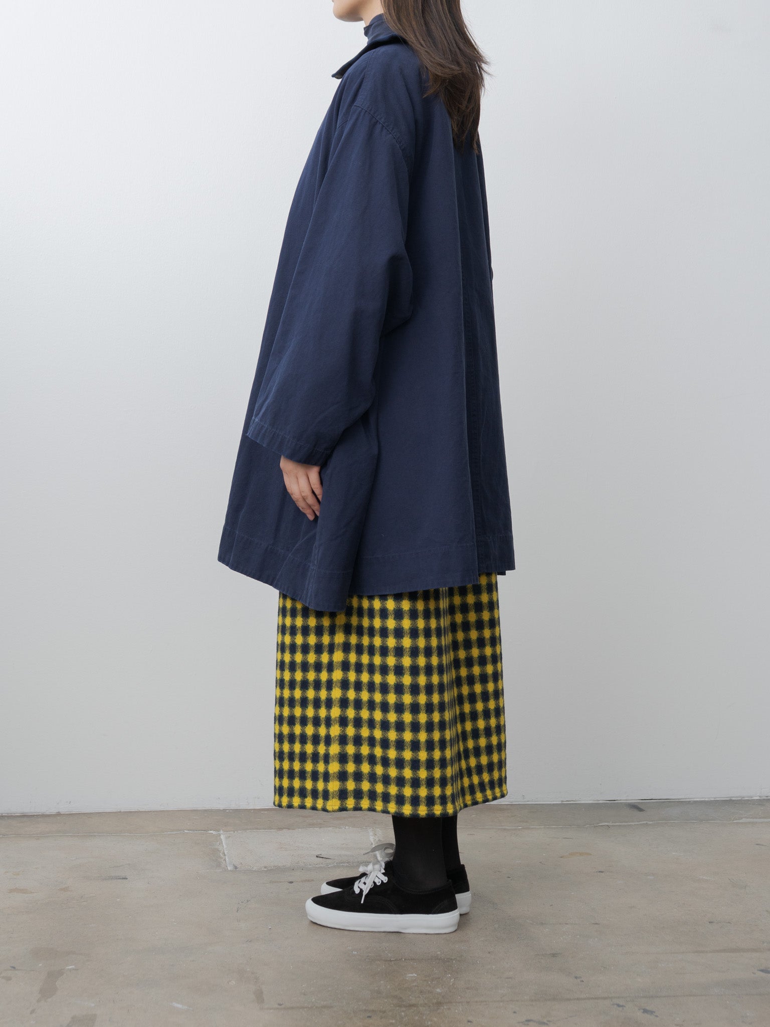 Ange Coat Long - Navy