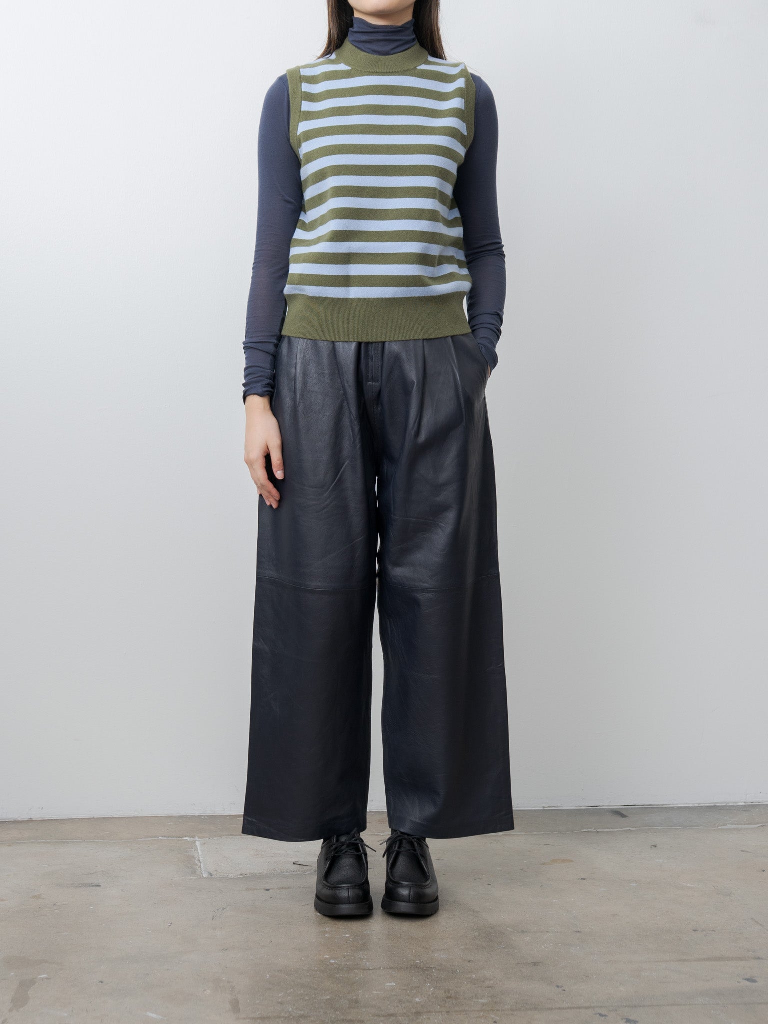 Opa Spencer - Blue/Olive Stripe