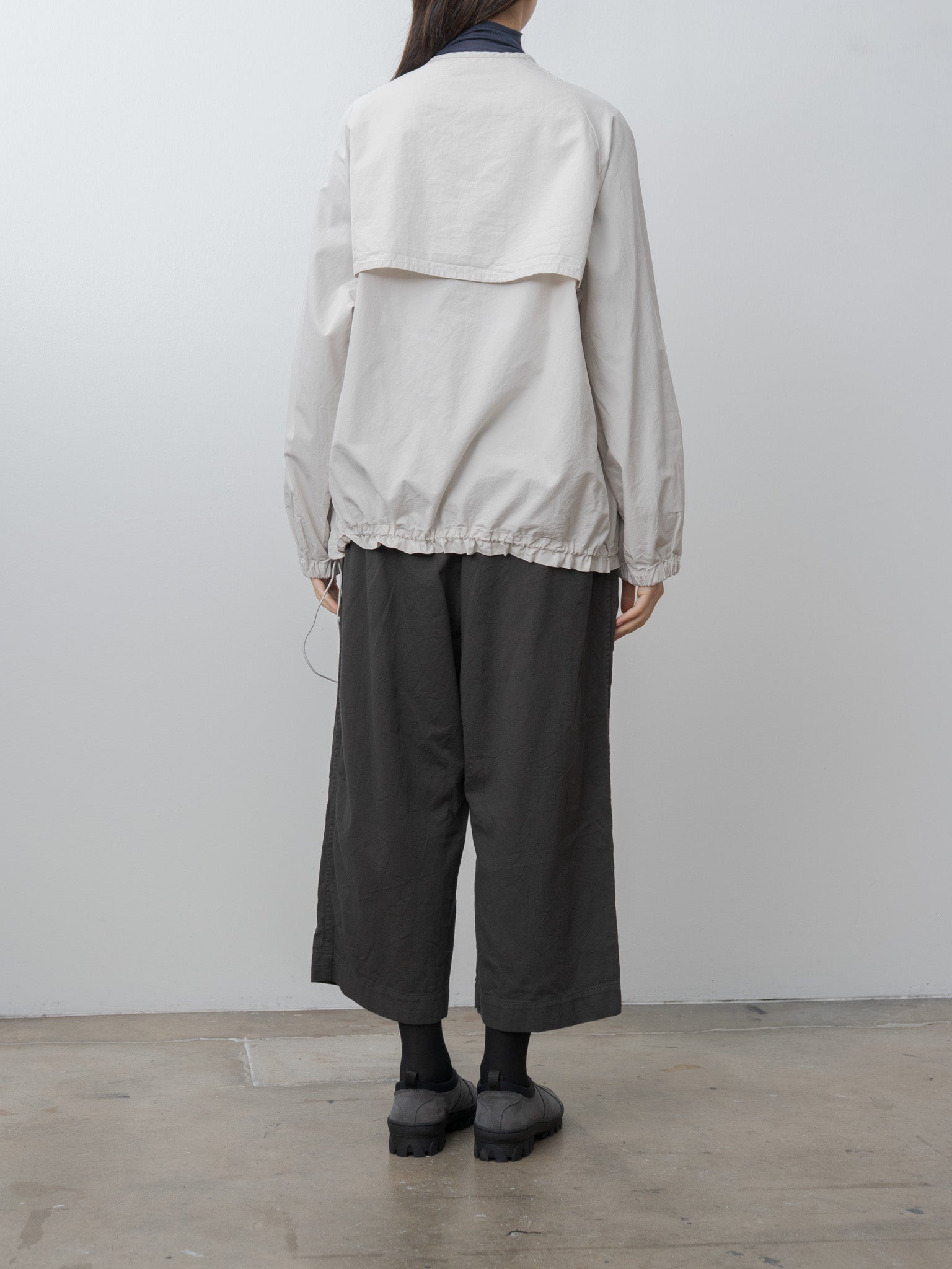 Vegetable Dyed Yoke Shirt - Ice Gray