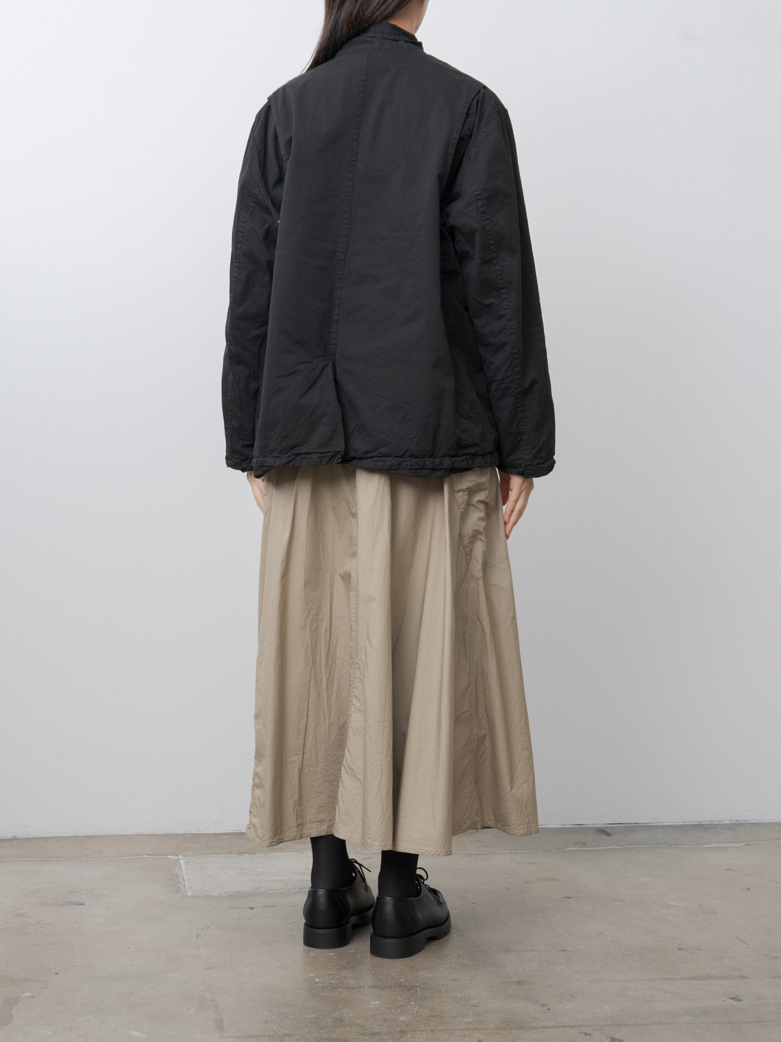 Garment-dye Blouson - Black