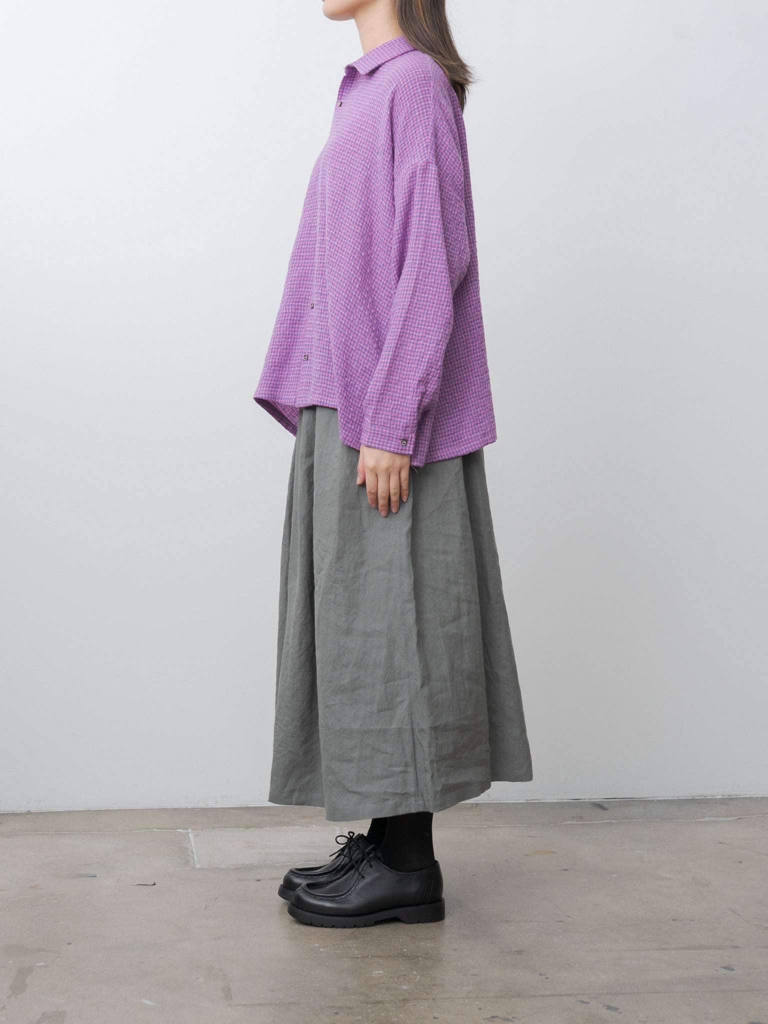 Linen Skirt - Khaki