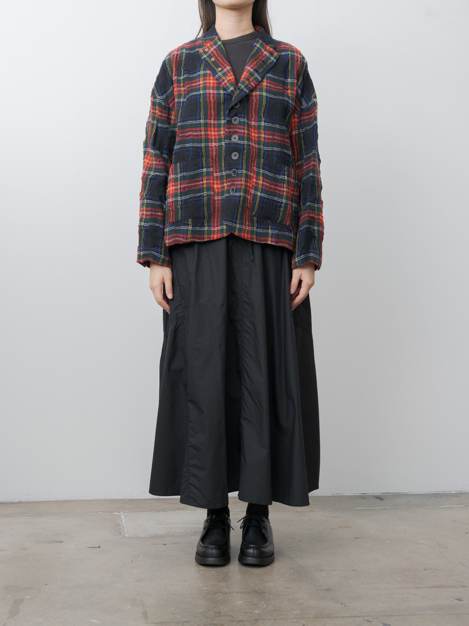 C/W Tartan Jacket - Black