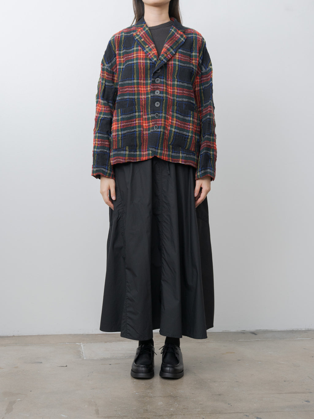 C/W Tartan Jacket - Black