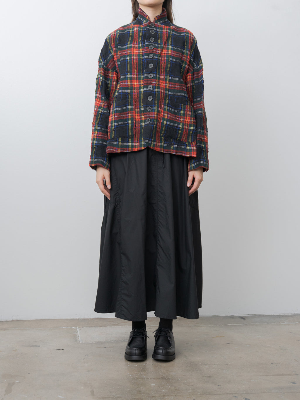C/W Tartan Jacket - Black