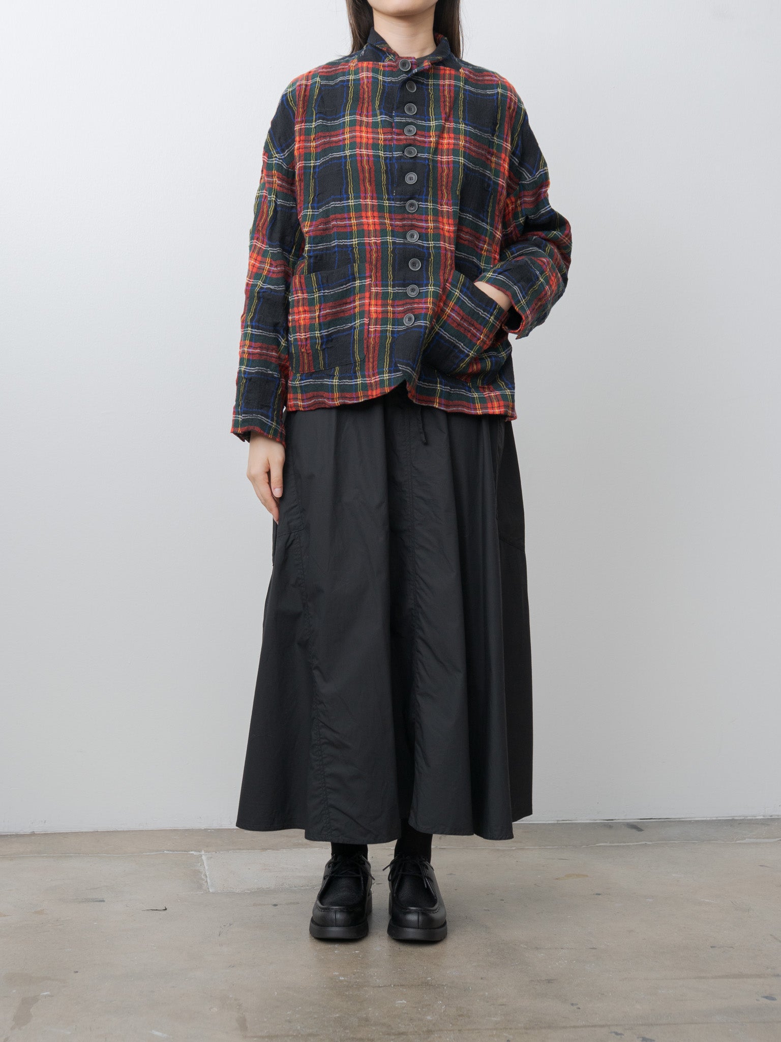 C/W Tartan Jacket - Black