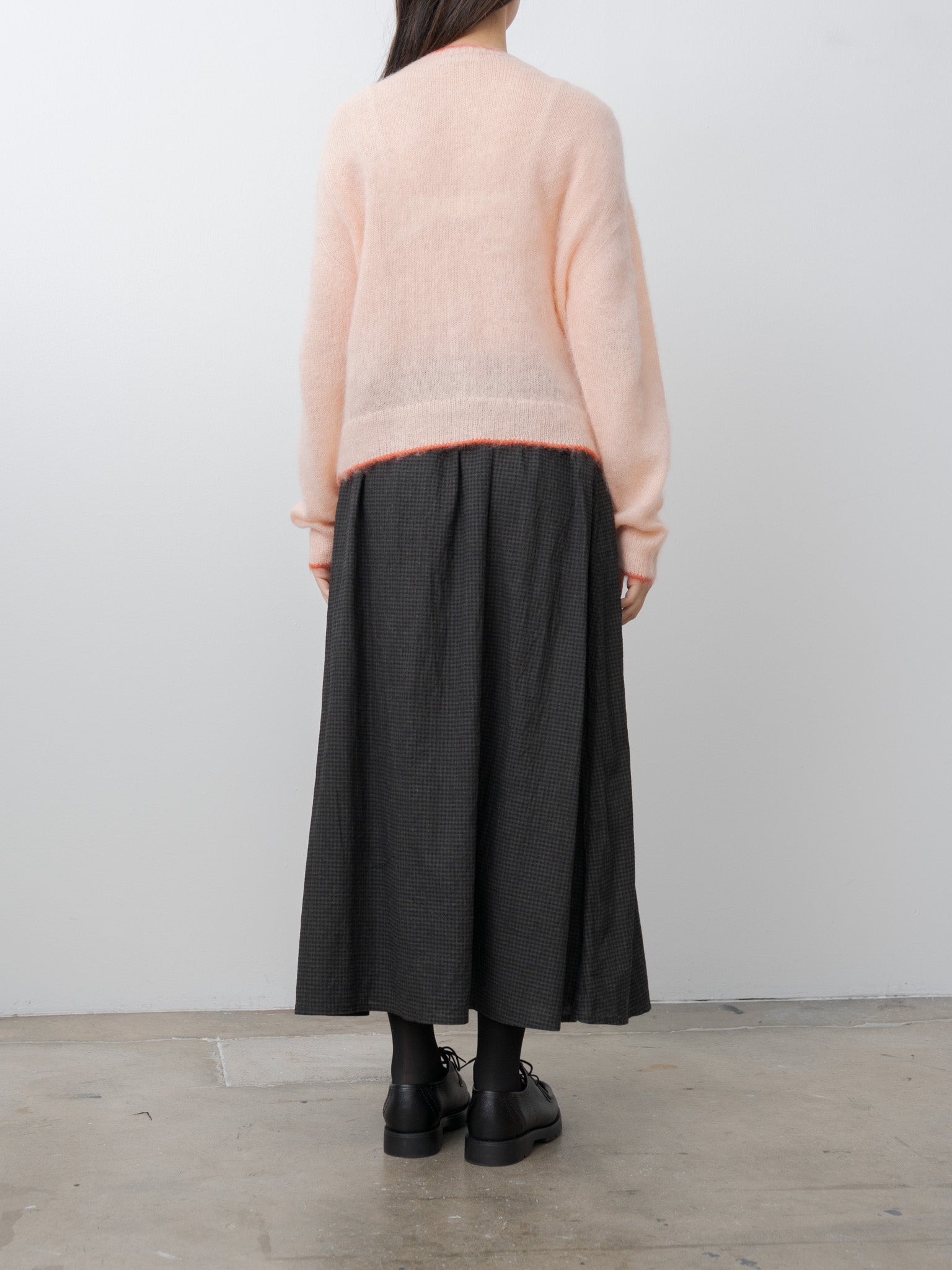 Mohair Cardigan - Pink x Orange