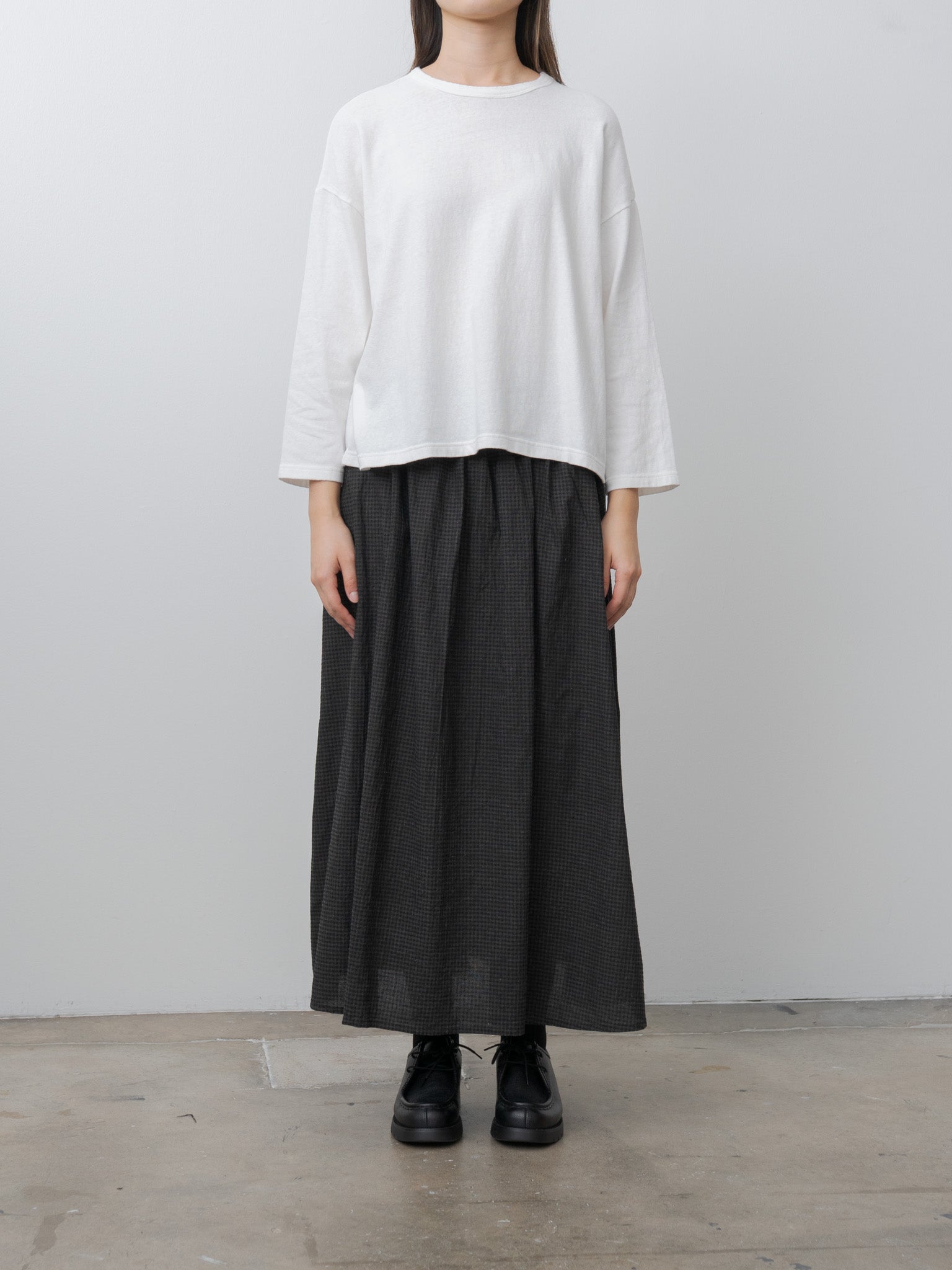 Gingham SUMI Dyed Skirt - Check