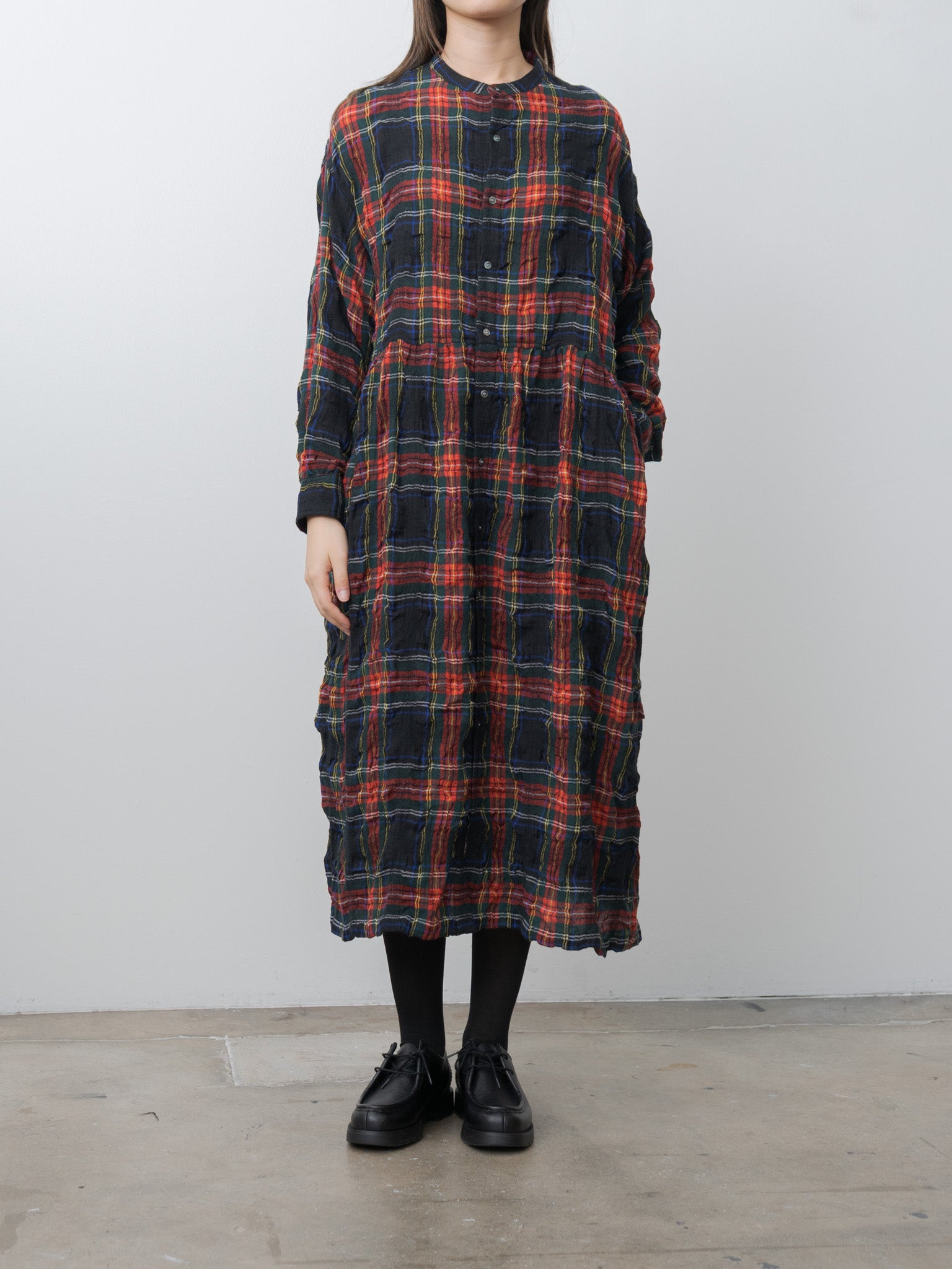 C/W Tartan Dress - Black