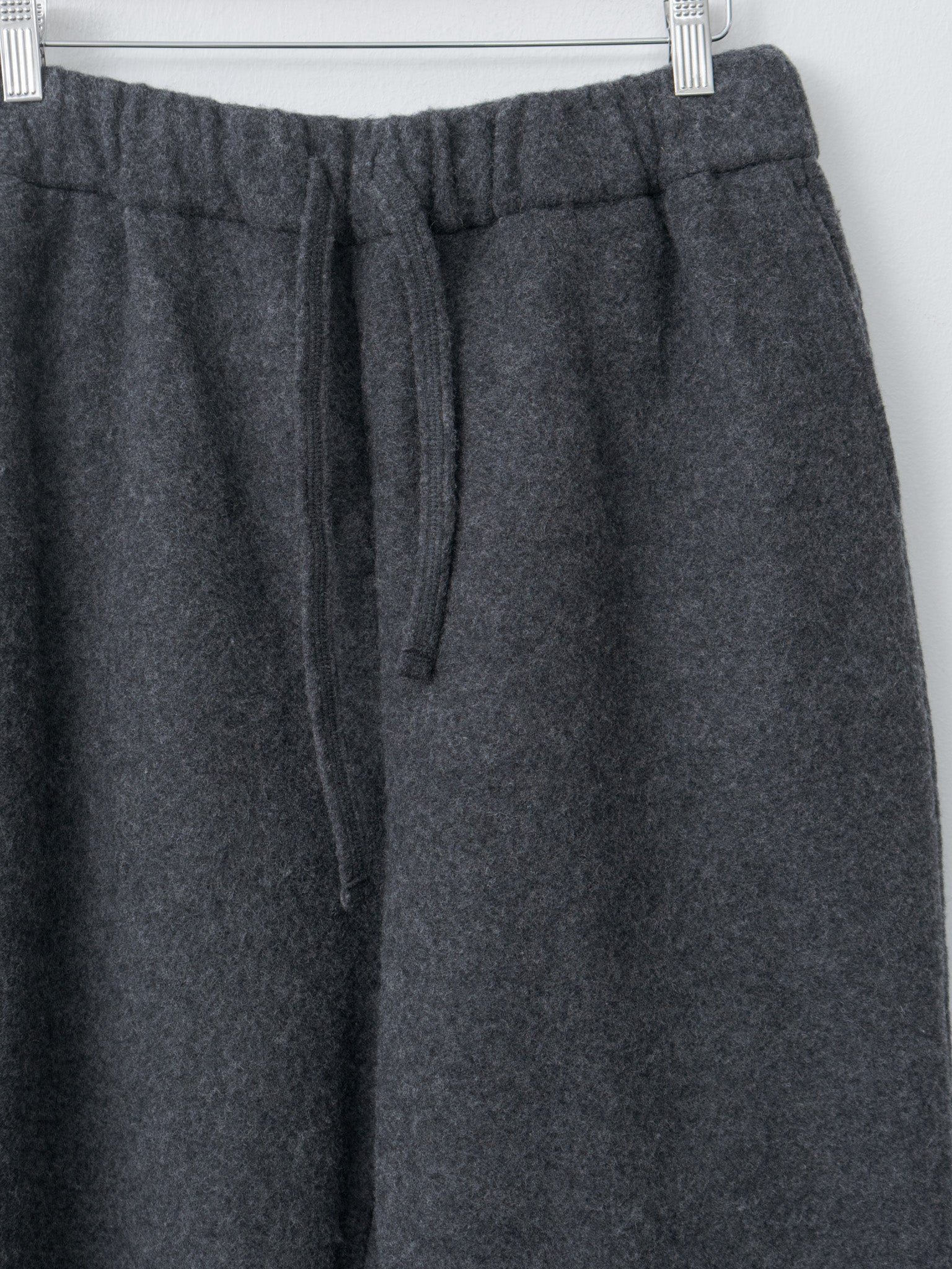 Wool Fleece Lounge Pants - Charcoal
