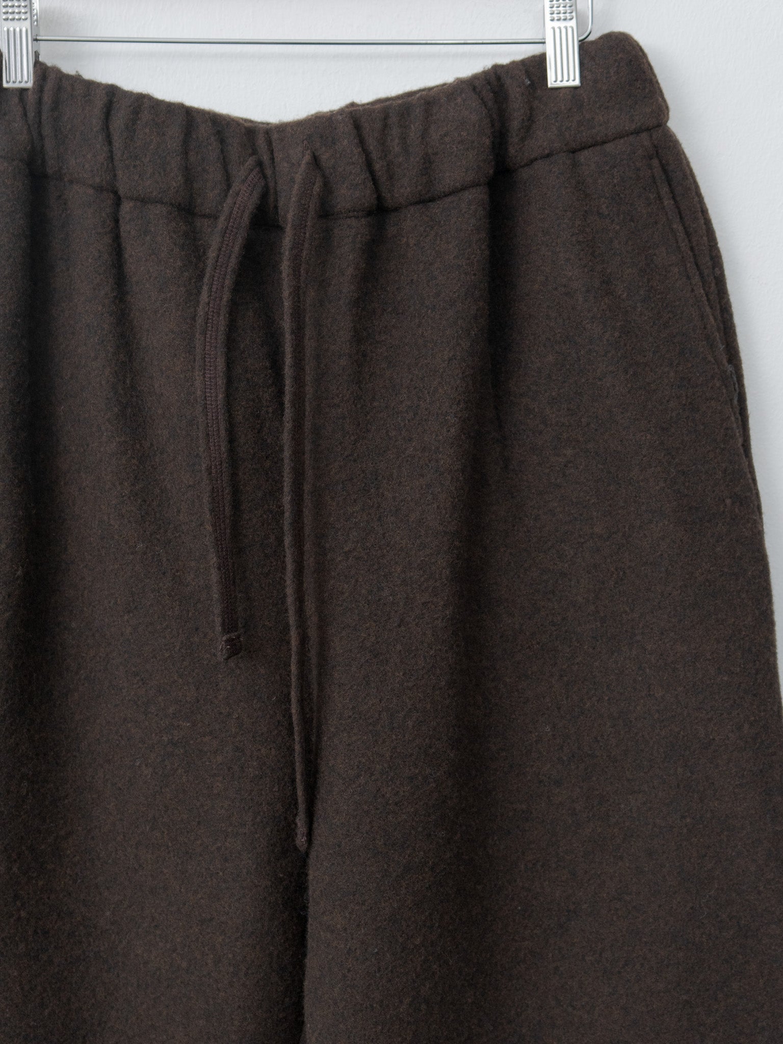 Wool Fleece Lounge Pants - Brown