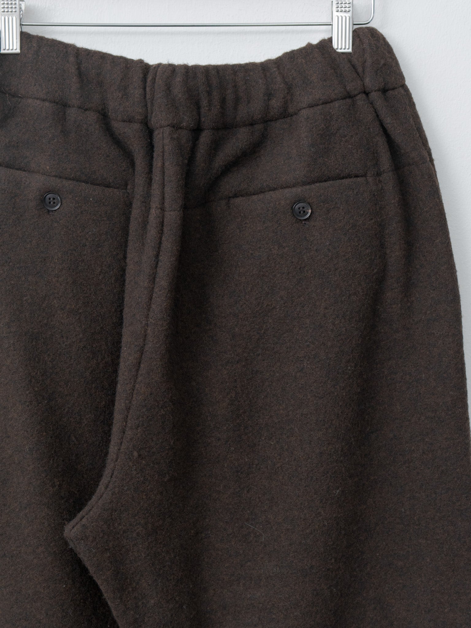 Wool Fleece Lounge Pants - Brown