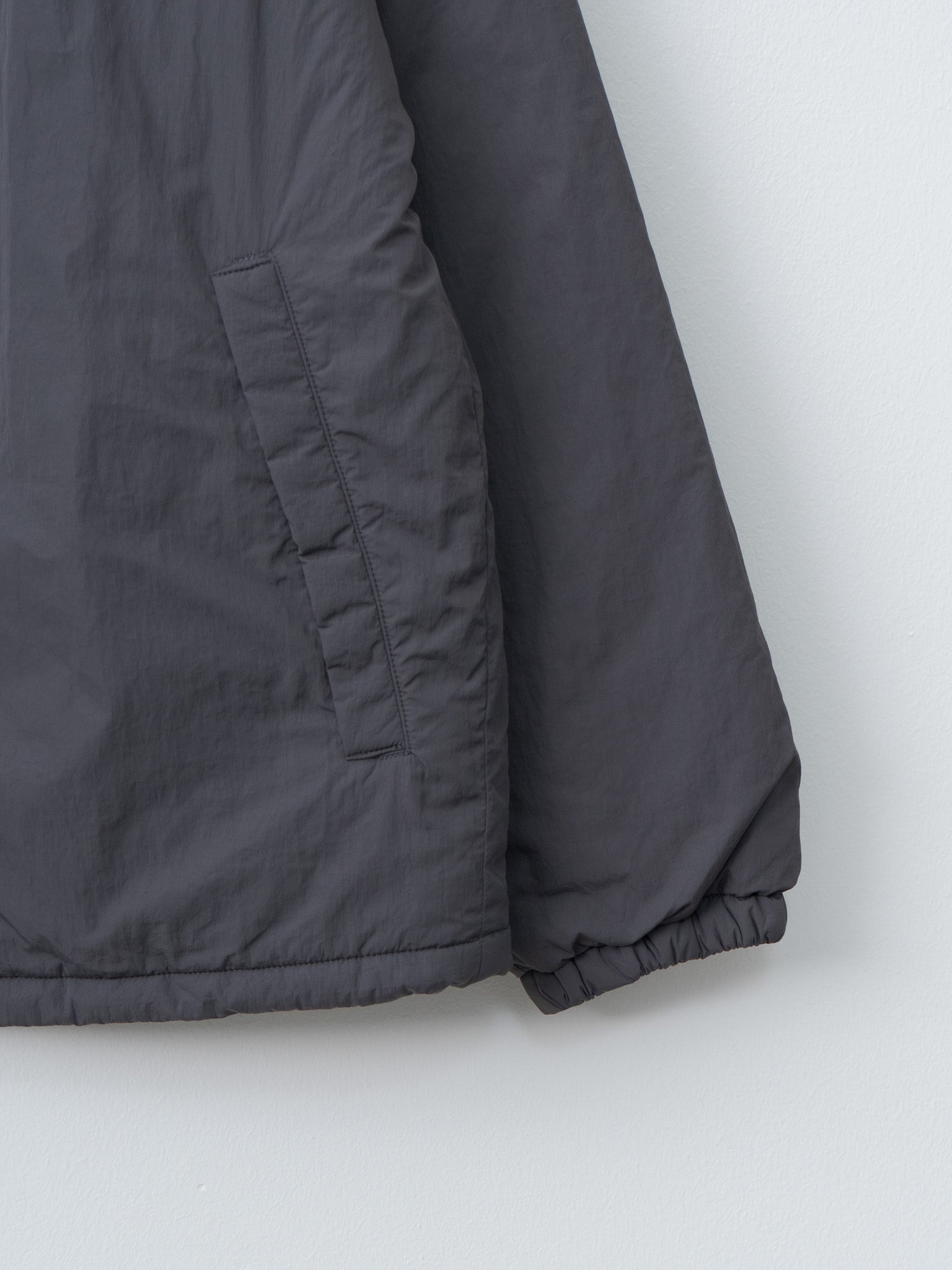 Nylon Puffer Blouson - Charcoal