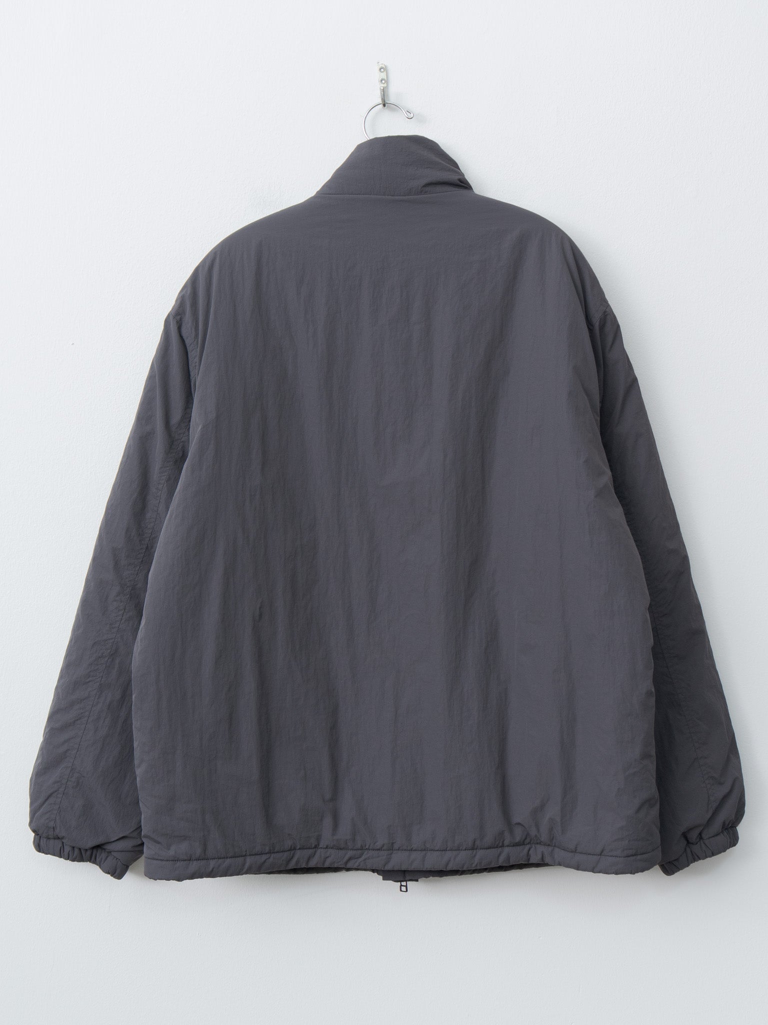 Nylon Puffer Blouson - Charcoal
