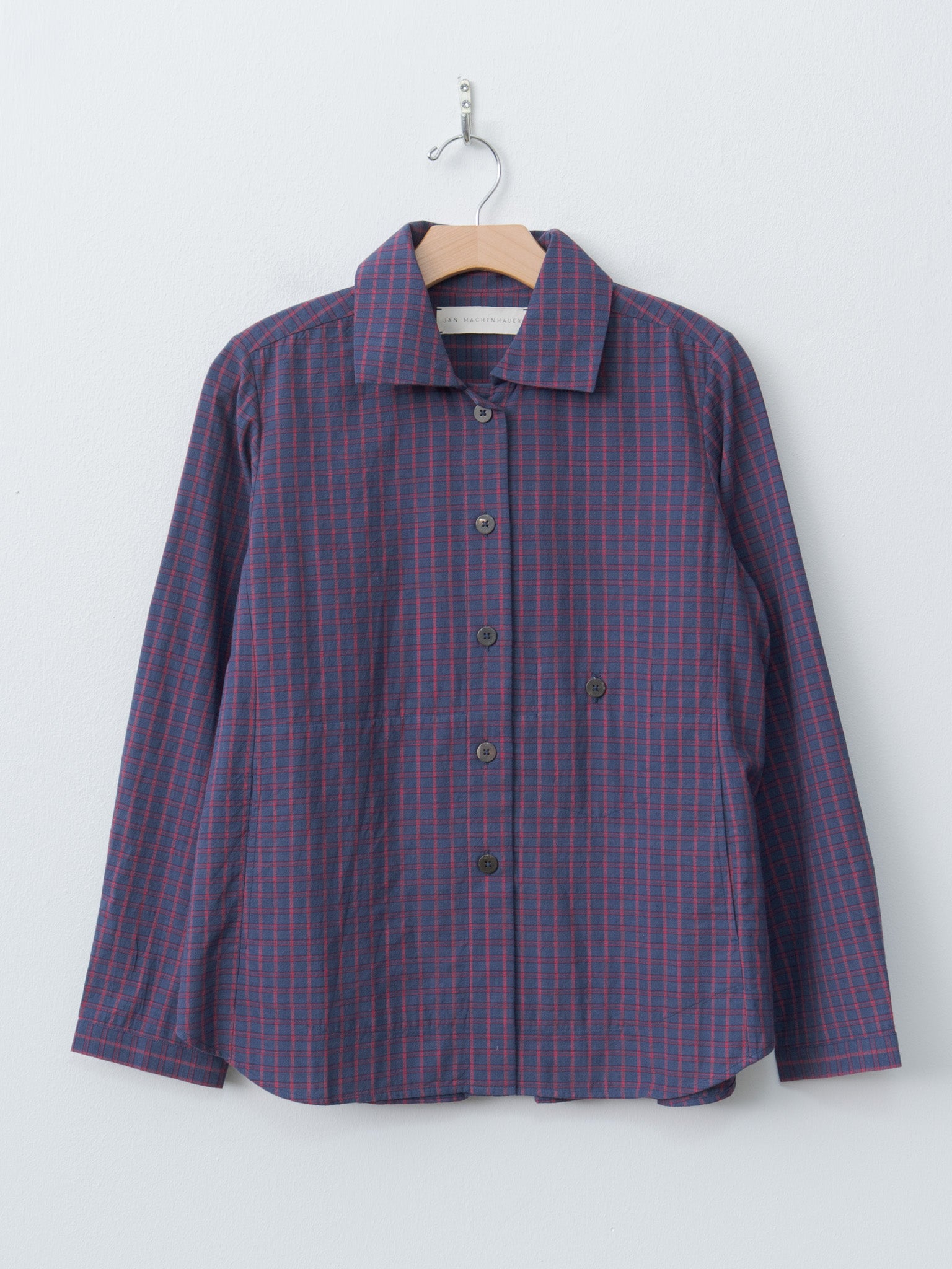 Kim Shirt Jacket - Red Check