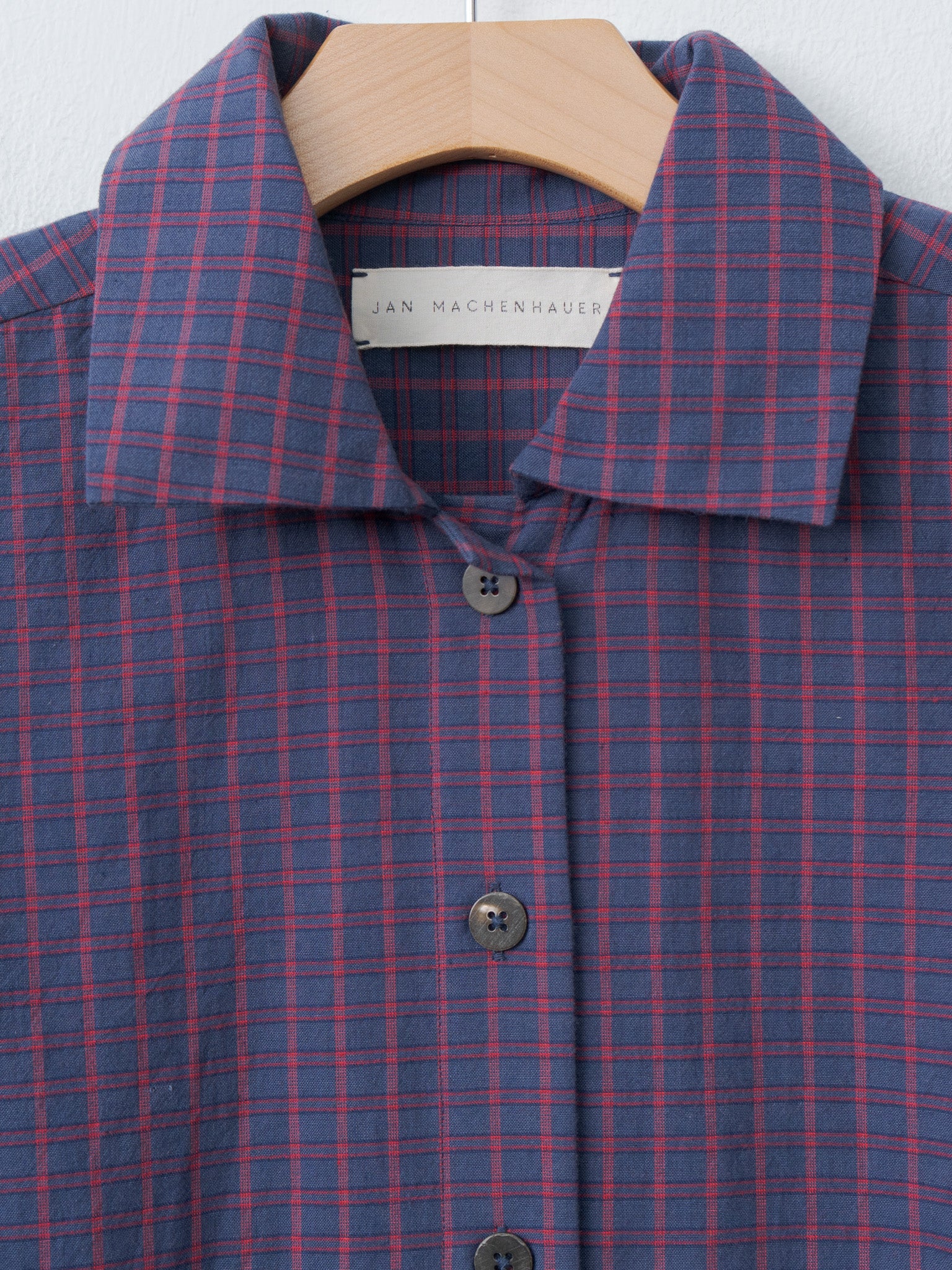 Kim Shirt Jacket - Red Check