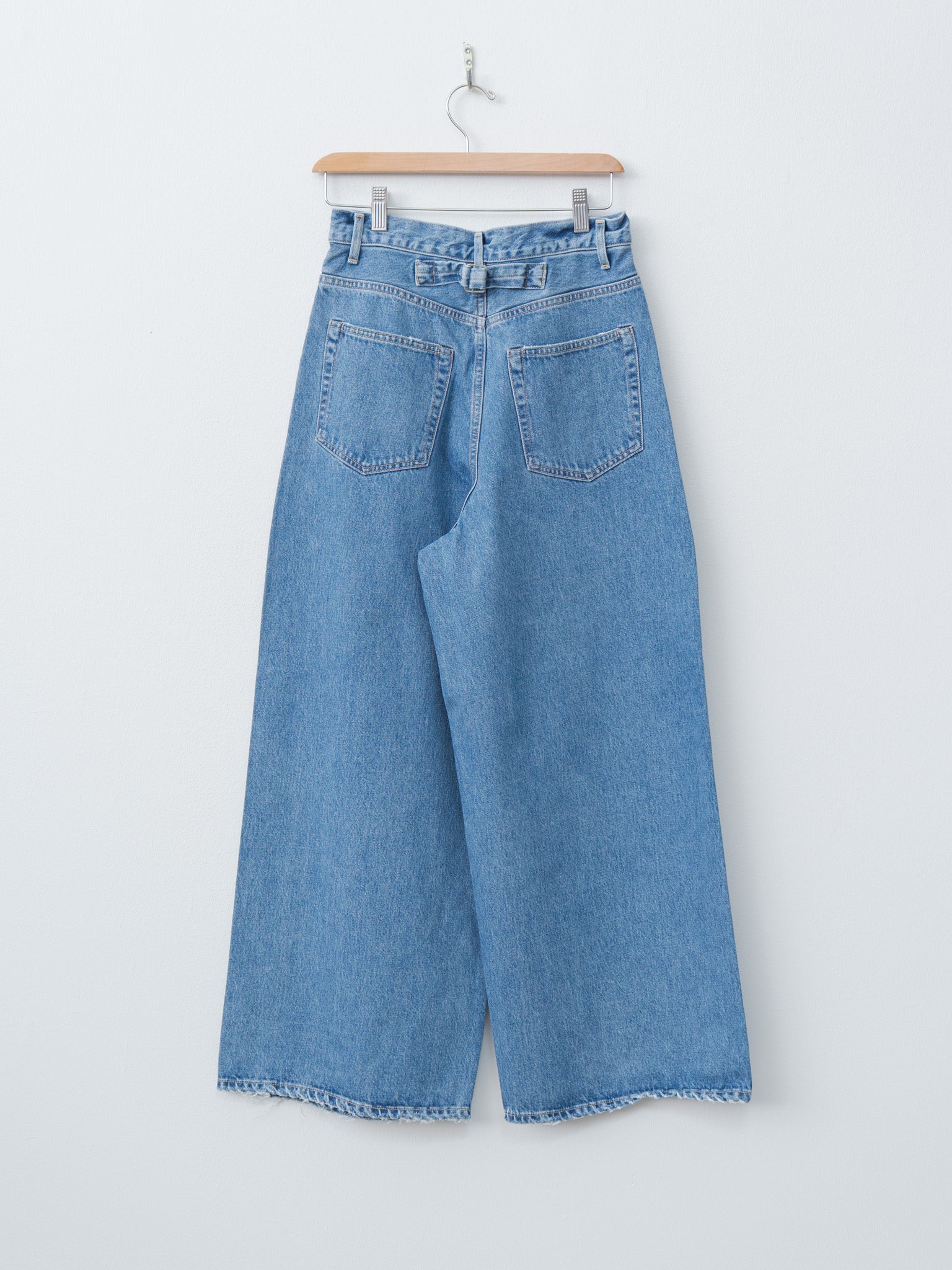 13.5oz High Waist Wide Denim - Indigo