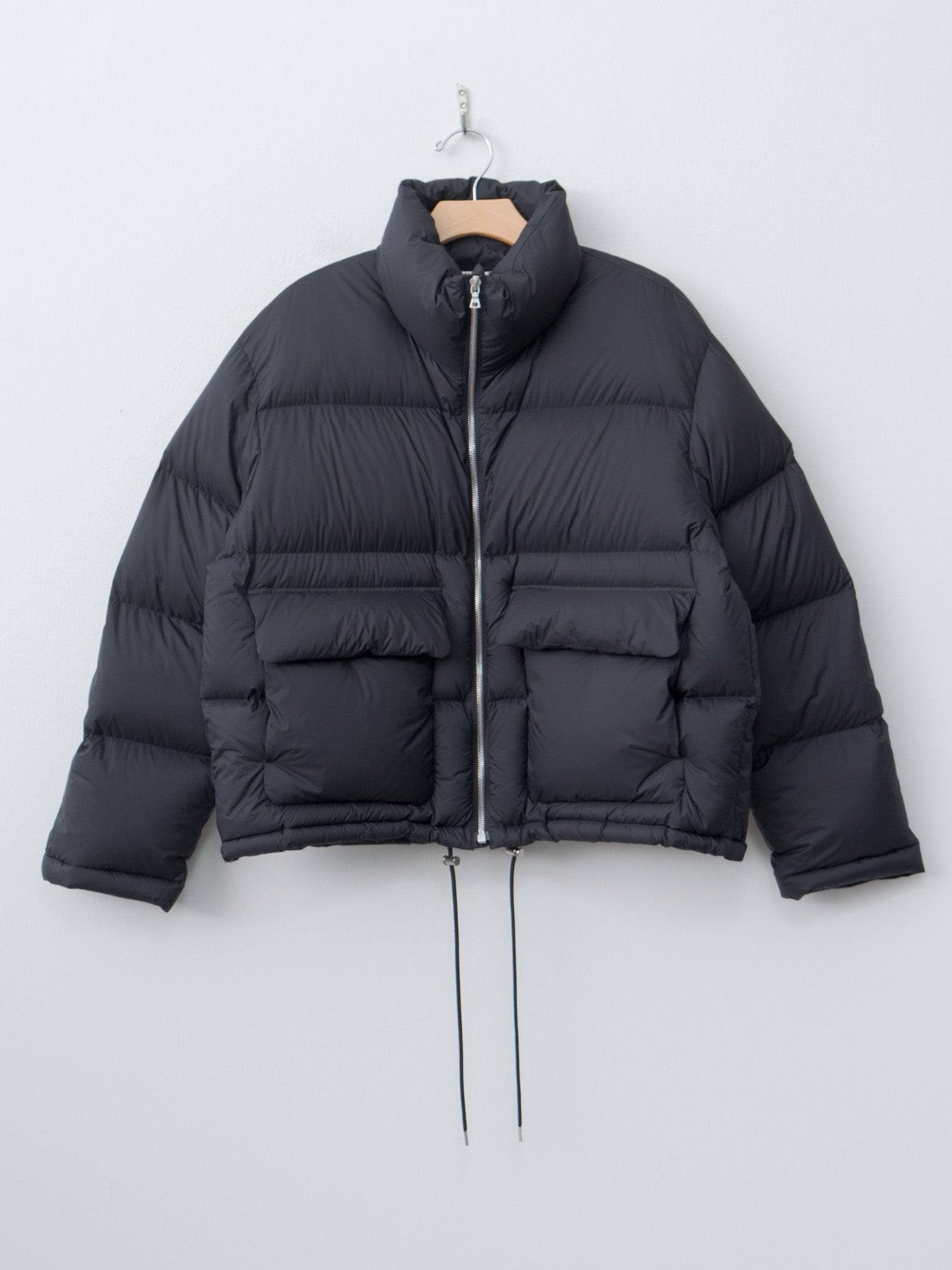 Super Light Nylon Ripstop Down Blouson - Black