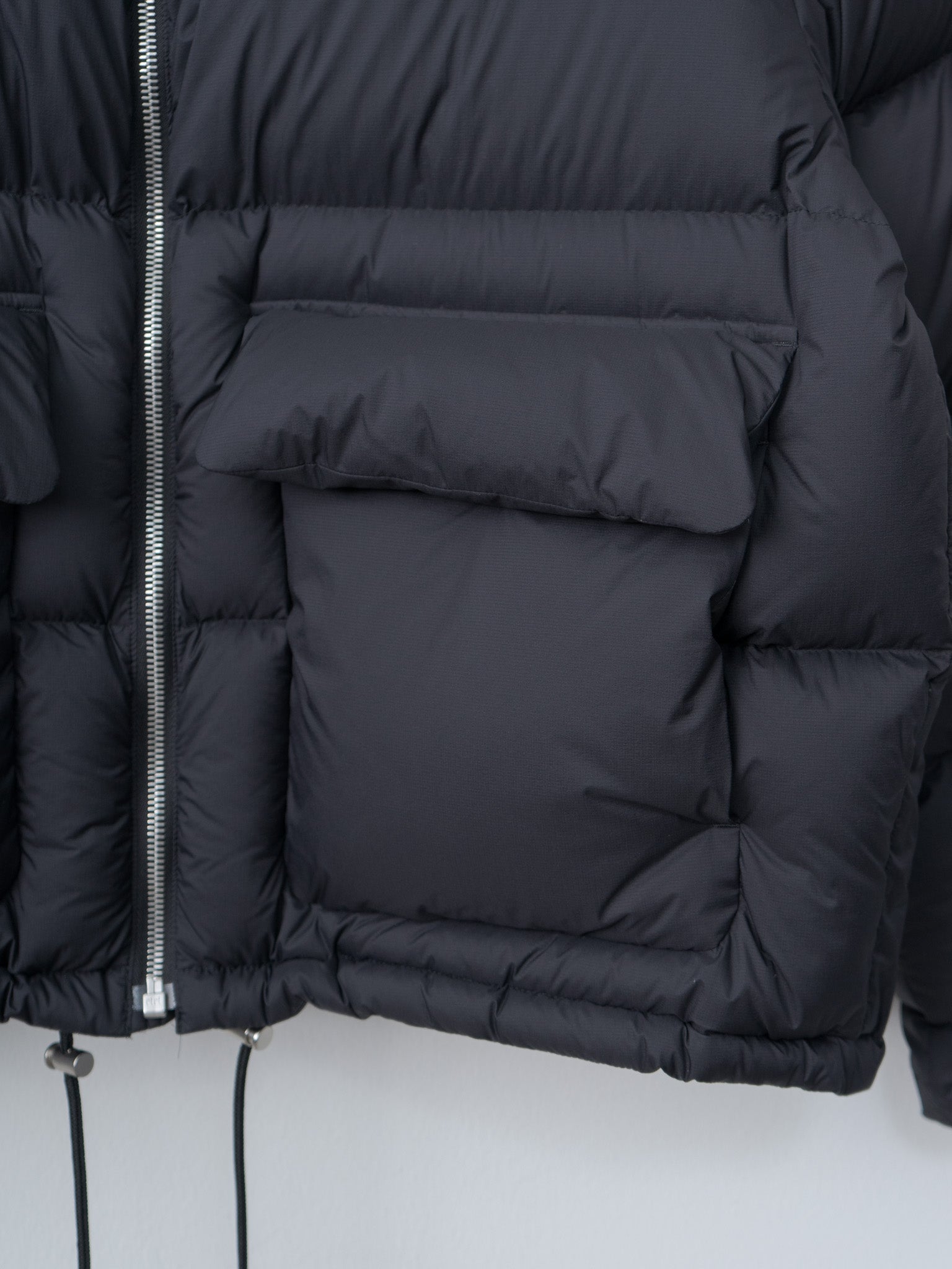 Super Light Nylon Ripstop Down Blouson - Black