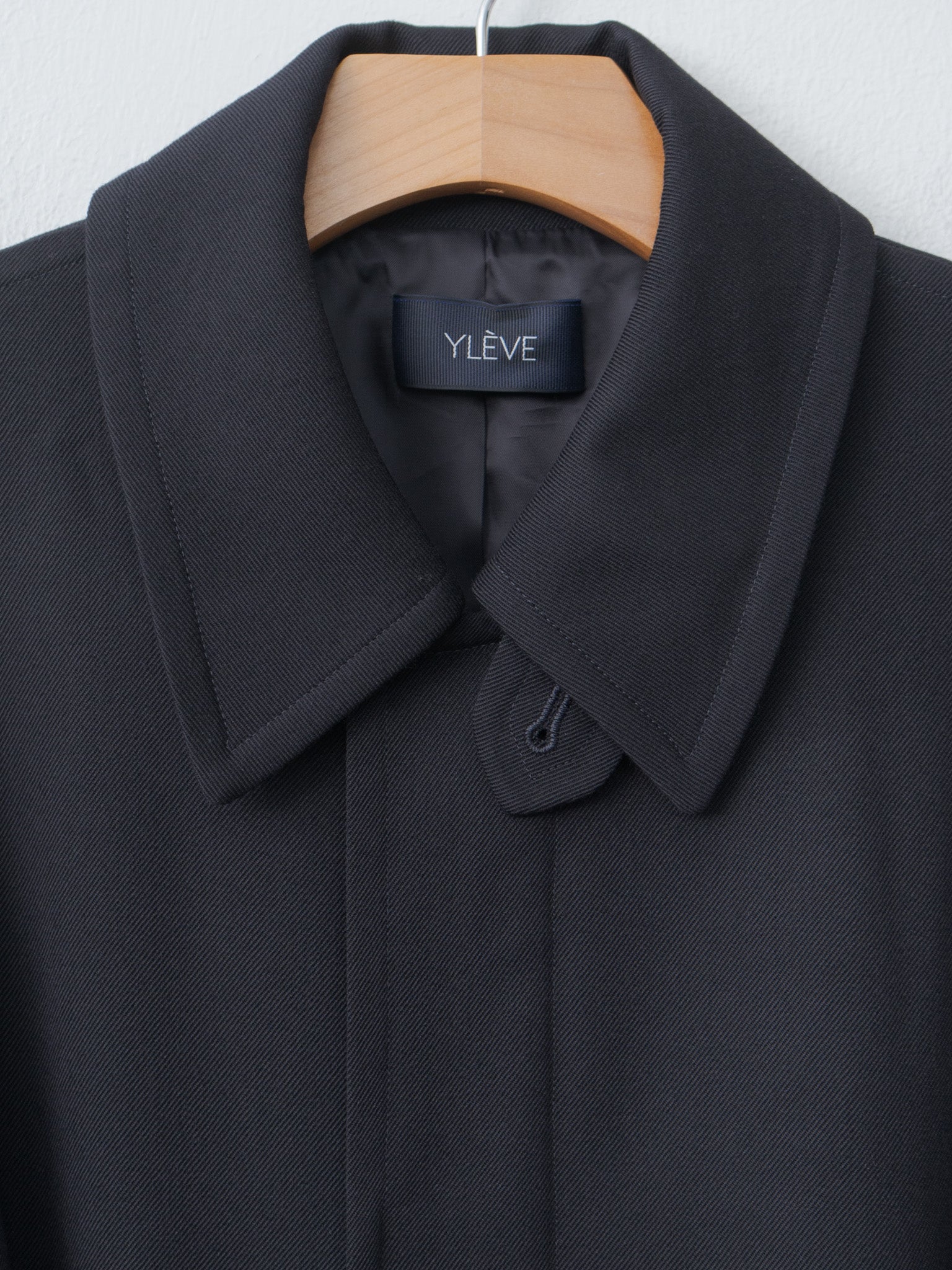 Wool Gaba Zip Coat - Navy