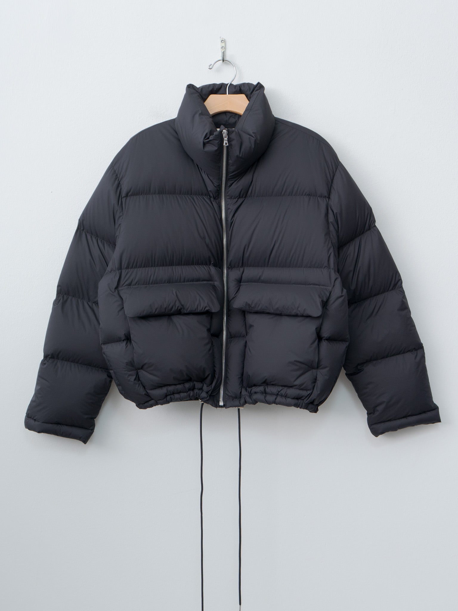 Super Light Nylon Ripstop Down Blouson - Black