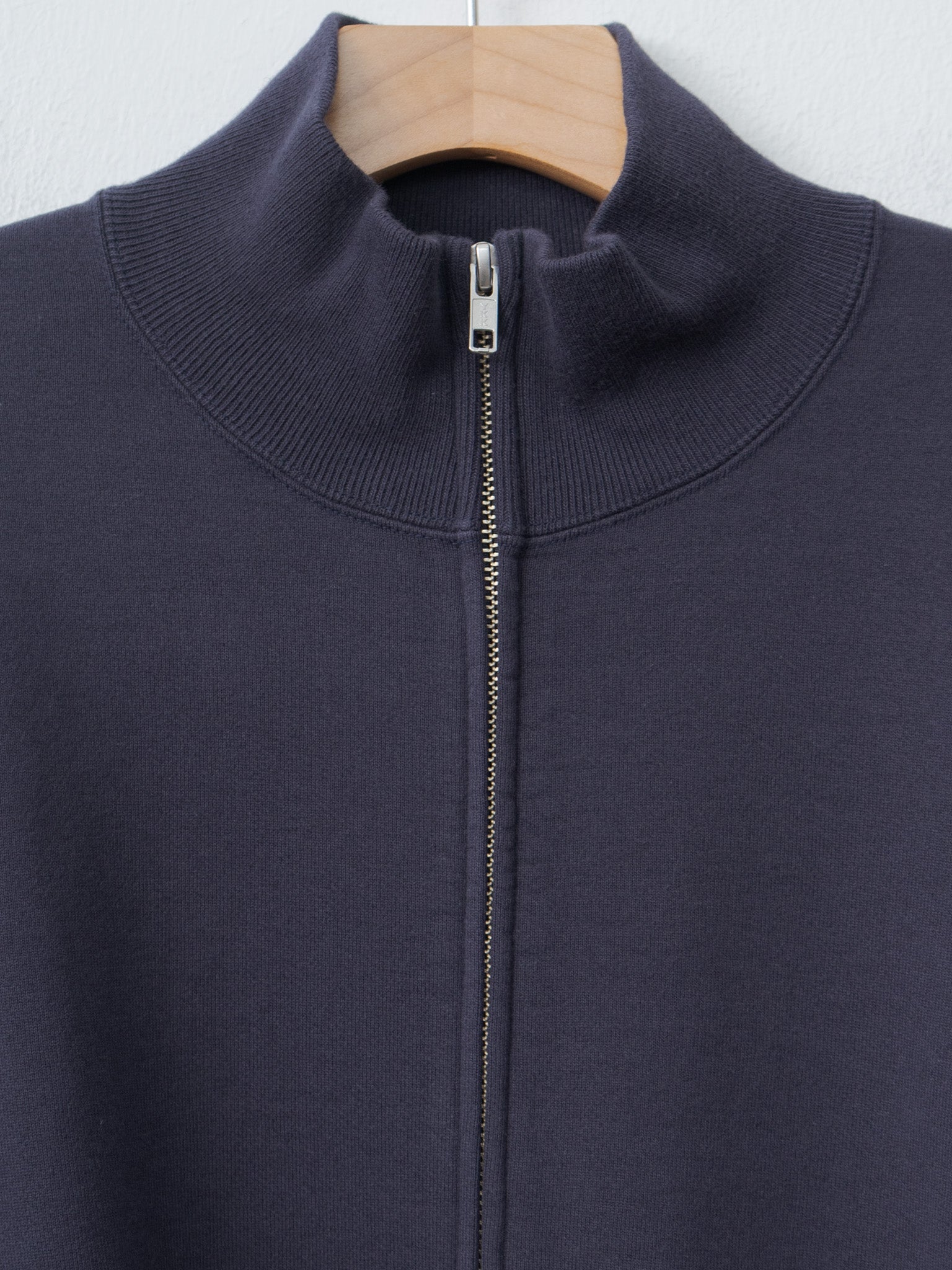 Organic Cotton Heavy Weight Fleece Blouson - Navy