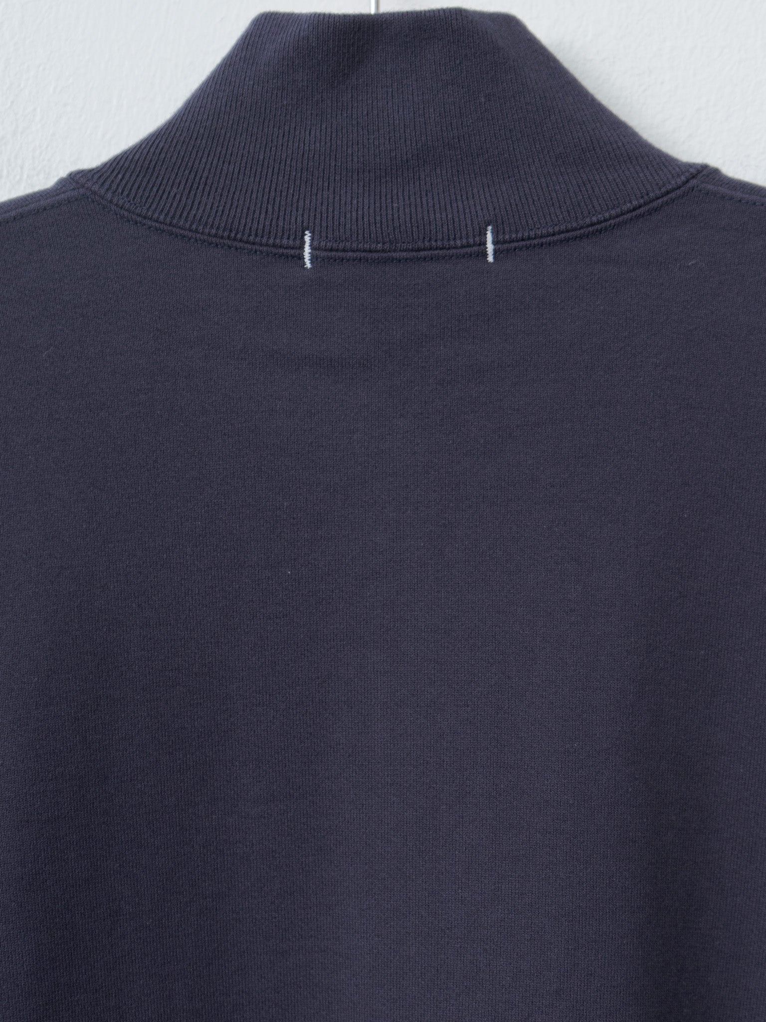 Organic Cotton Heavy Weight Fleece Blouson - Navy