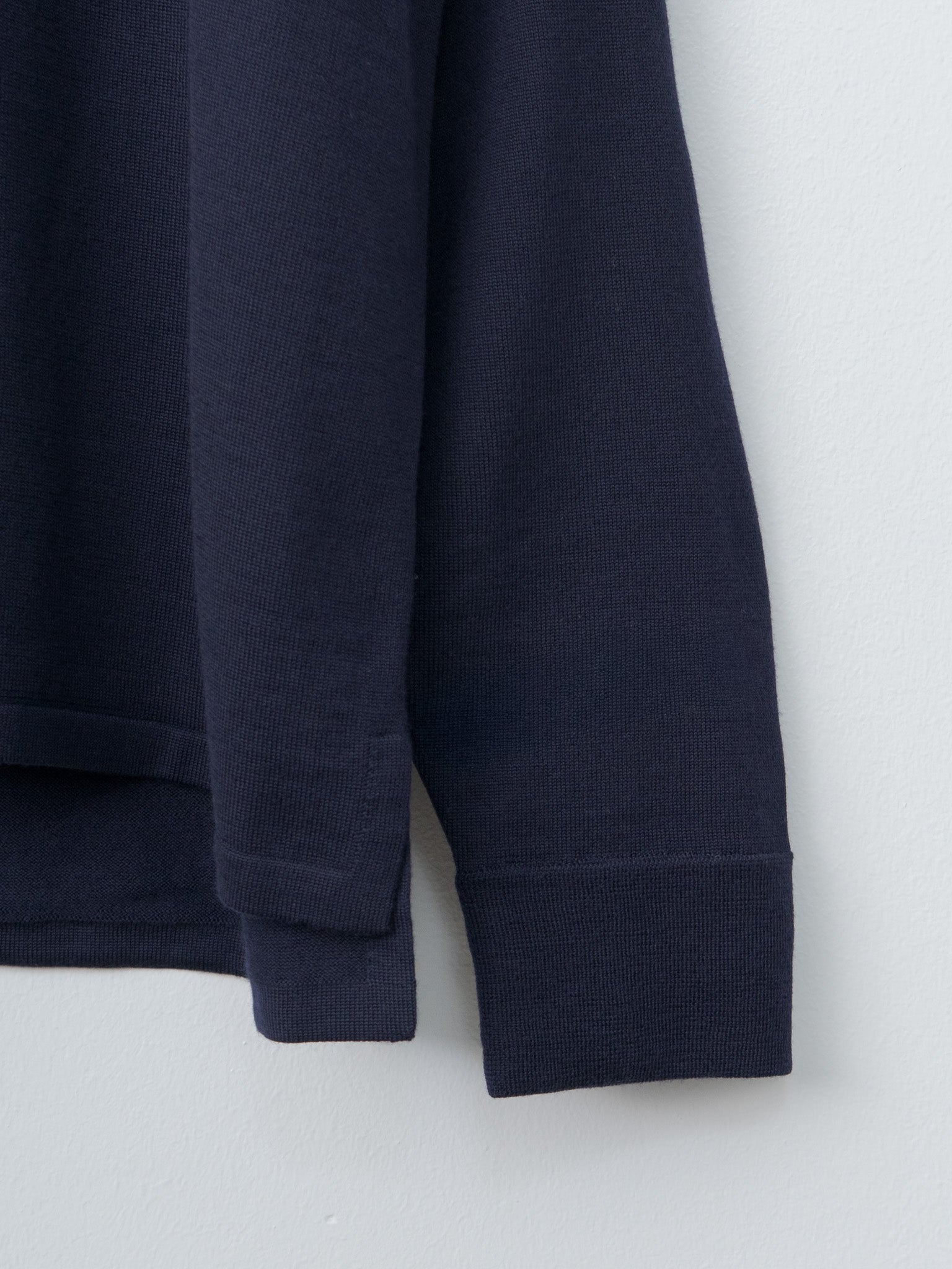 Nonmulesing Wool Knit P/O - Navy