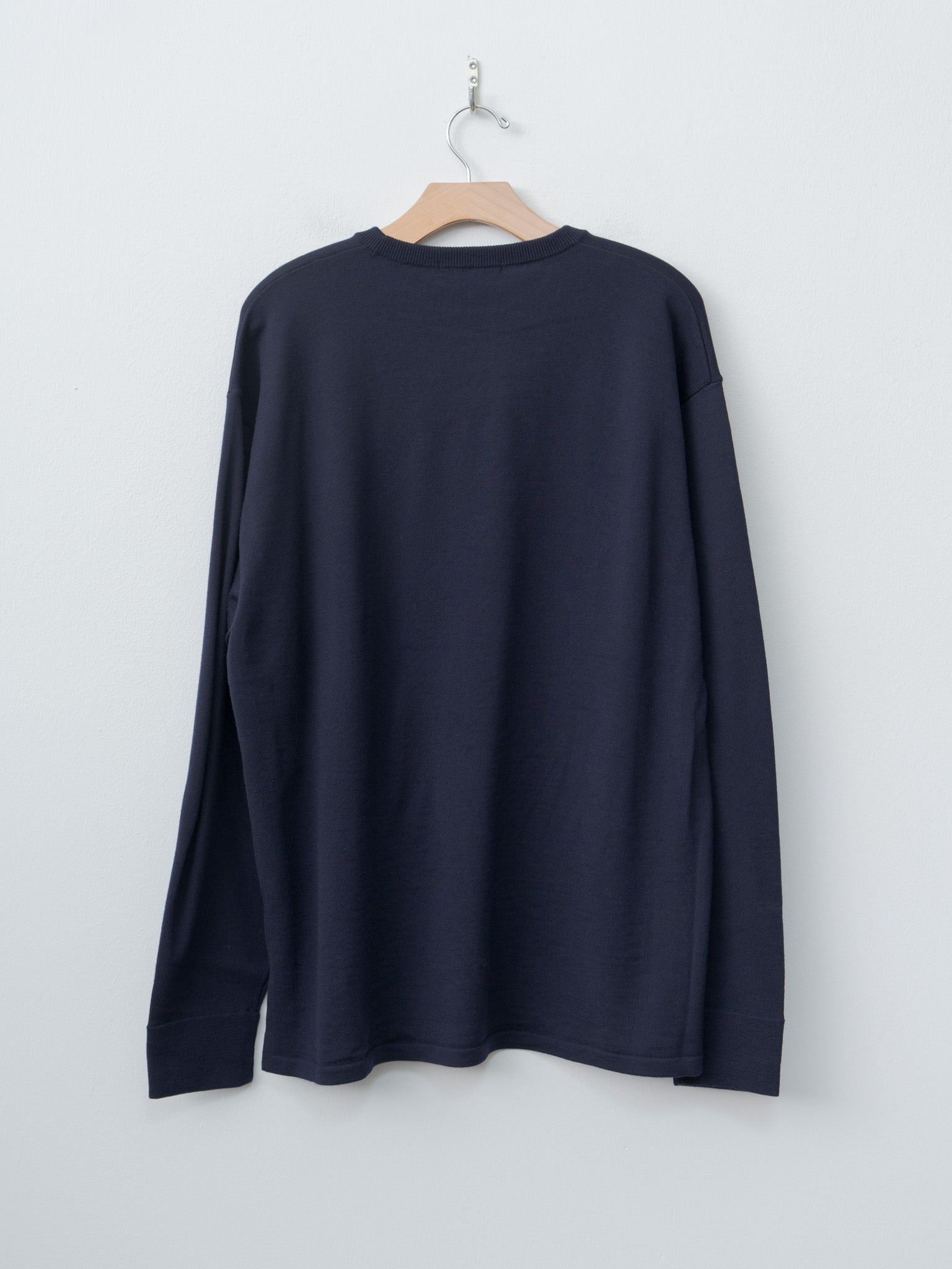Nonmulesing Wool Knit P/O - Navy