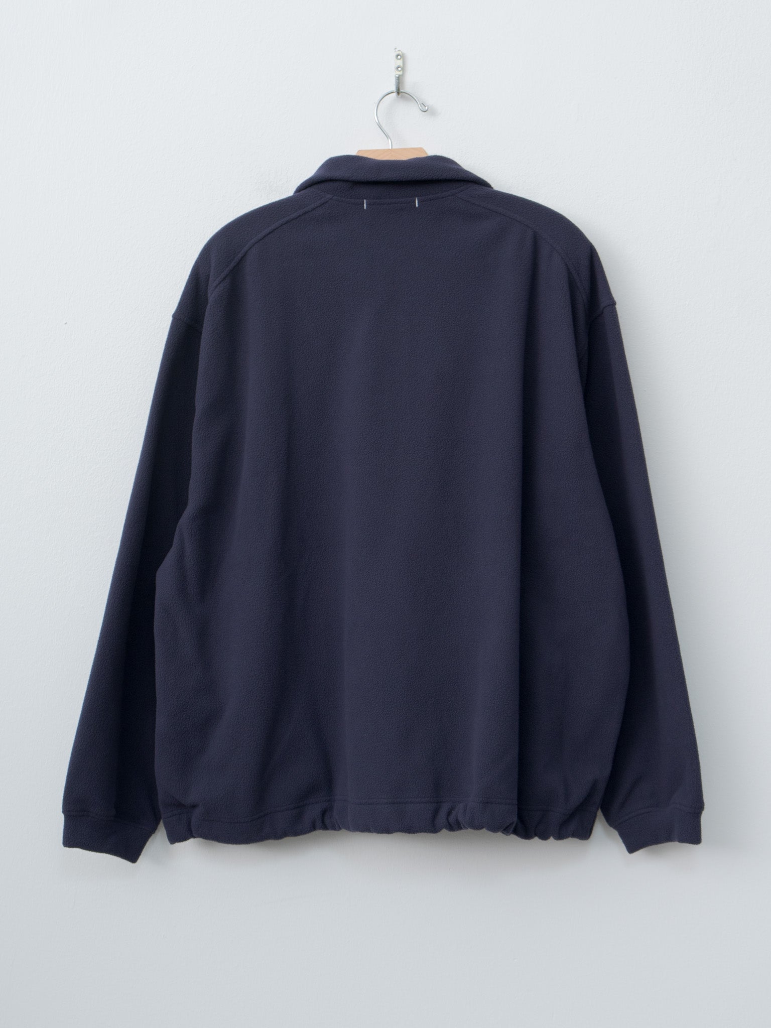 Recycle Polyester Fleece Half Zip P/O - Navy