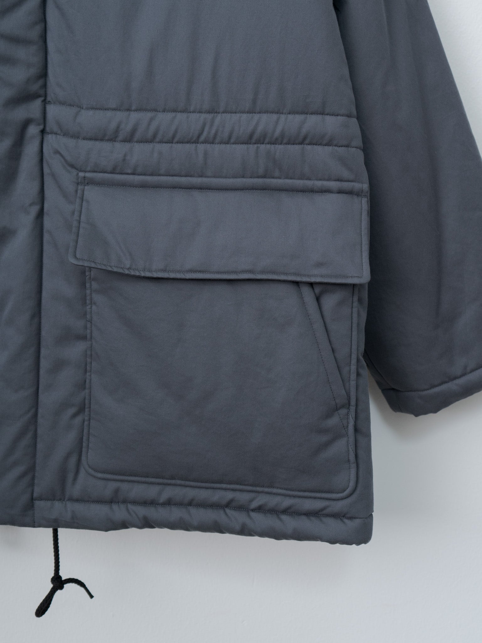 Finx Cotton Padding Coat - Smokey Navy