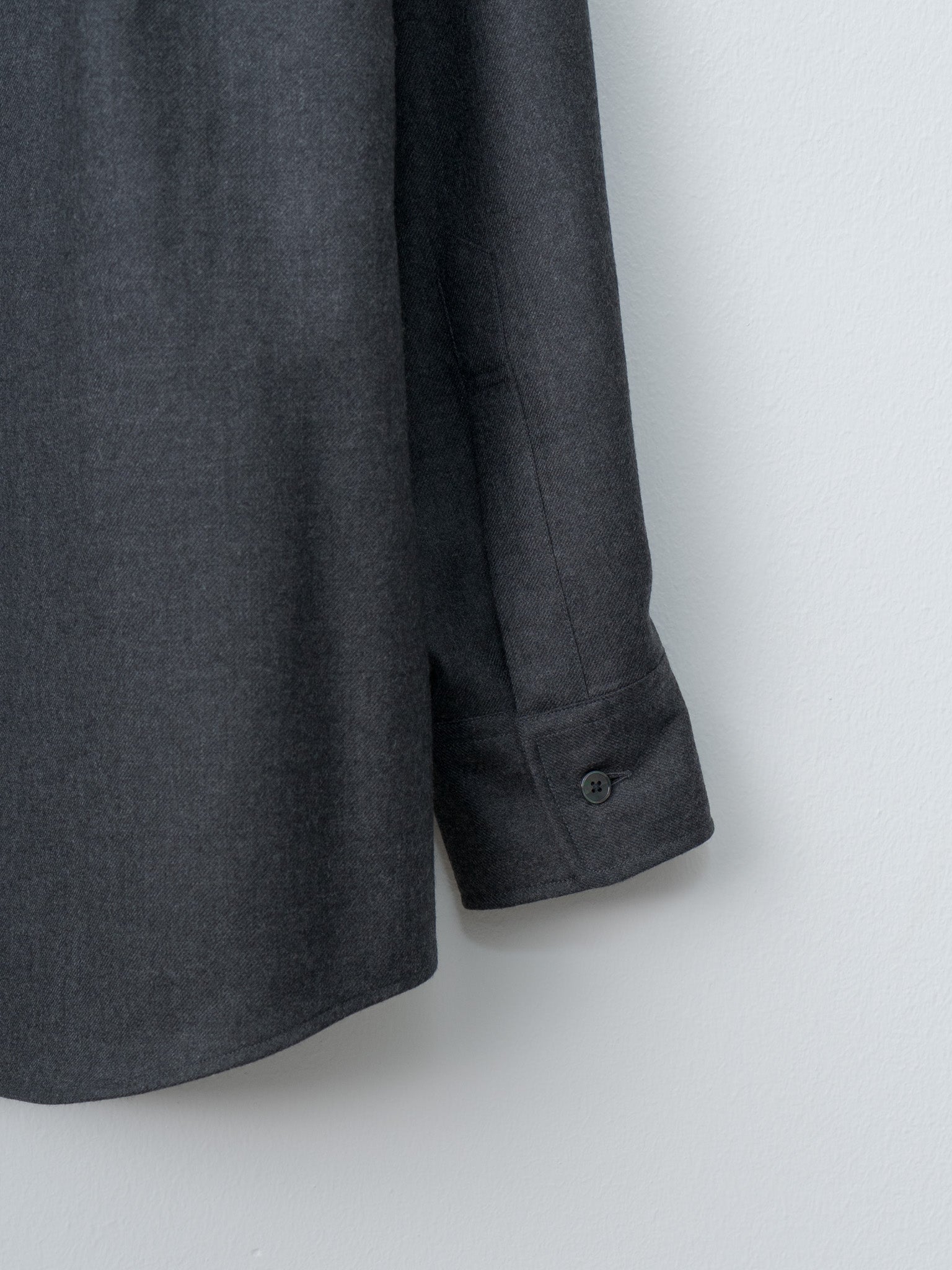 Super Light Wool Shirt - Top Charcoal