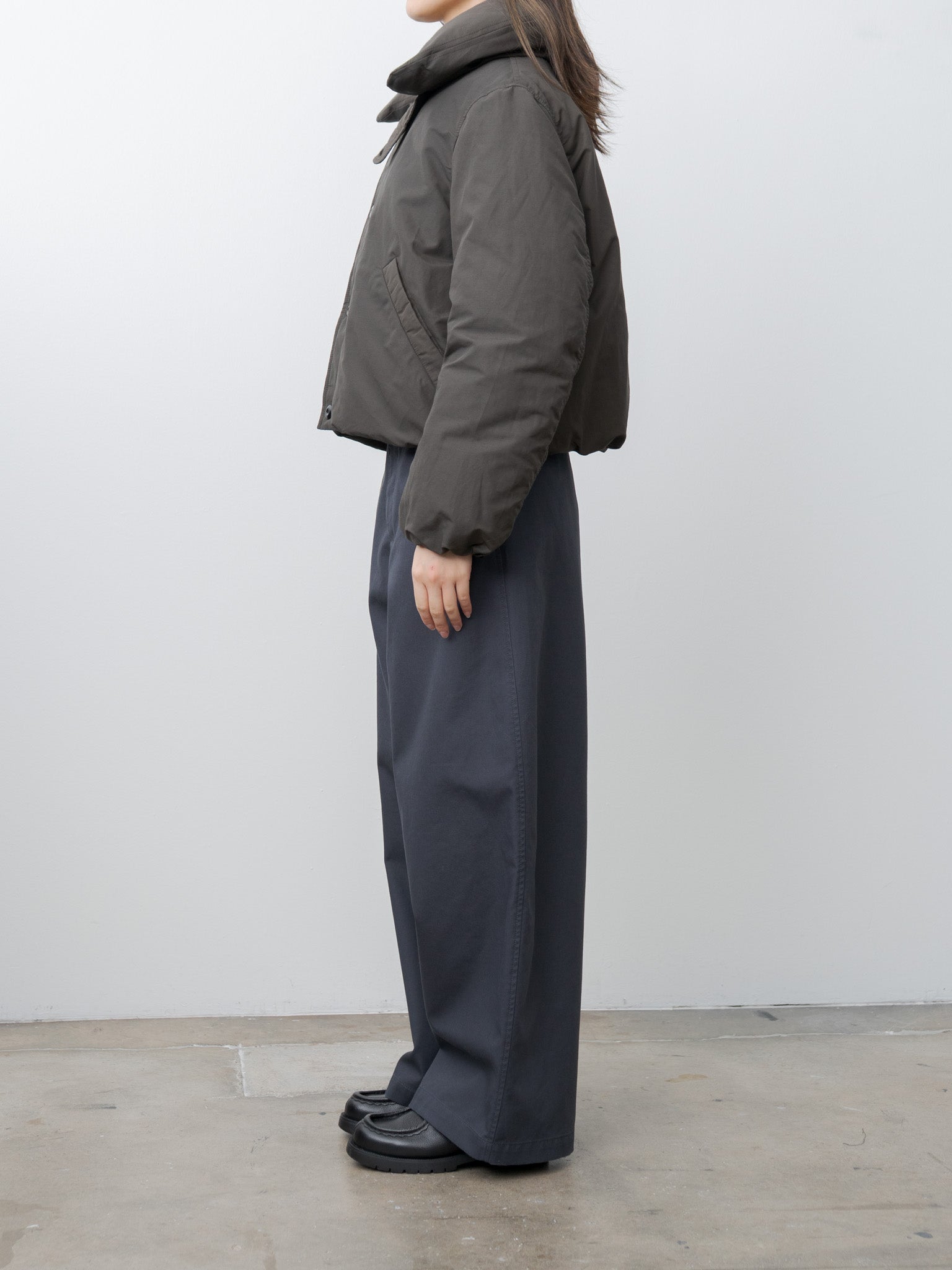 Short Puffer Blouson - Dark Espresso