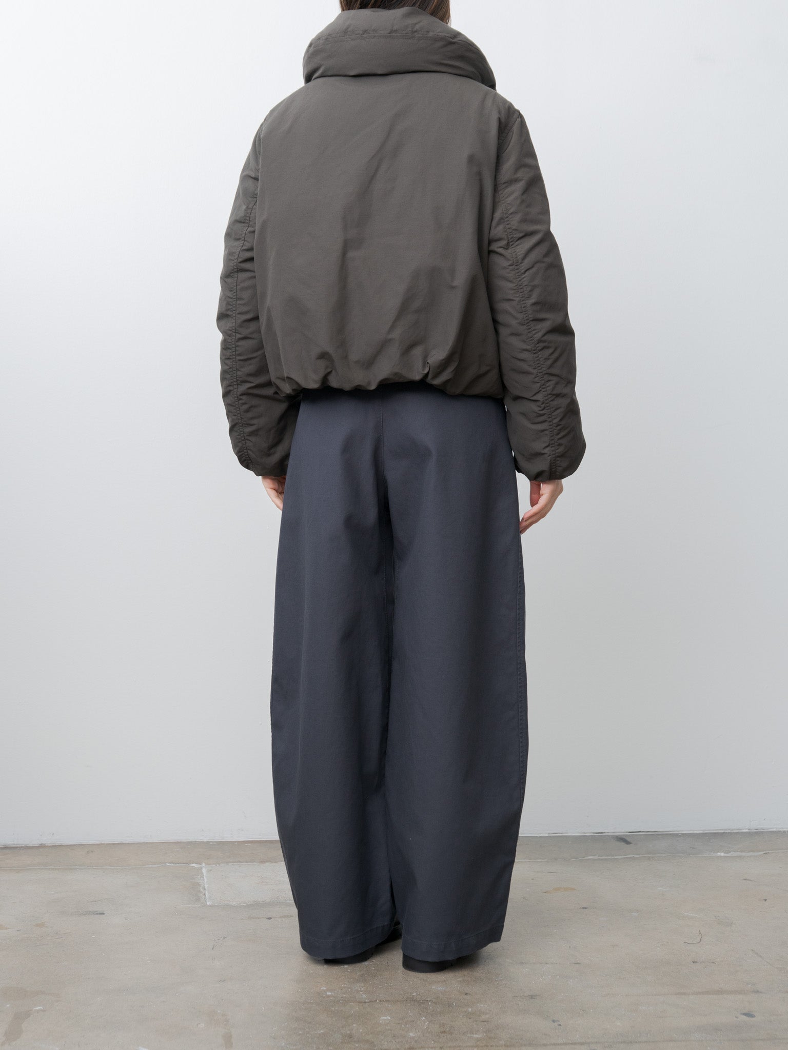Short Puffer Blouson - Dark Espresso