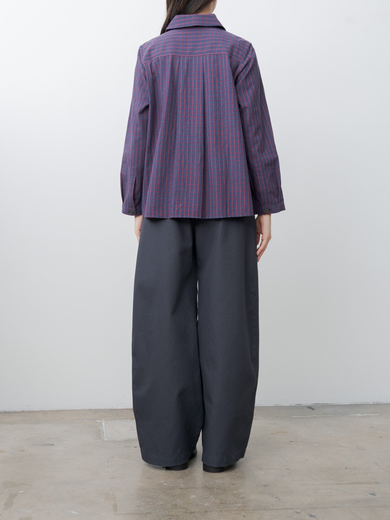 Kim Shirt Jacket - Red Check