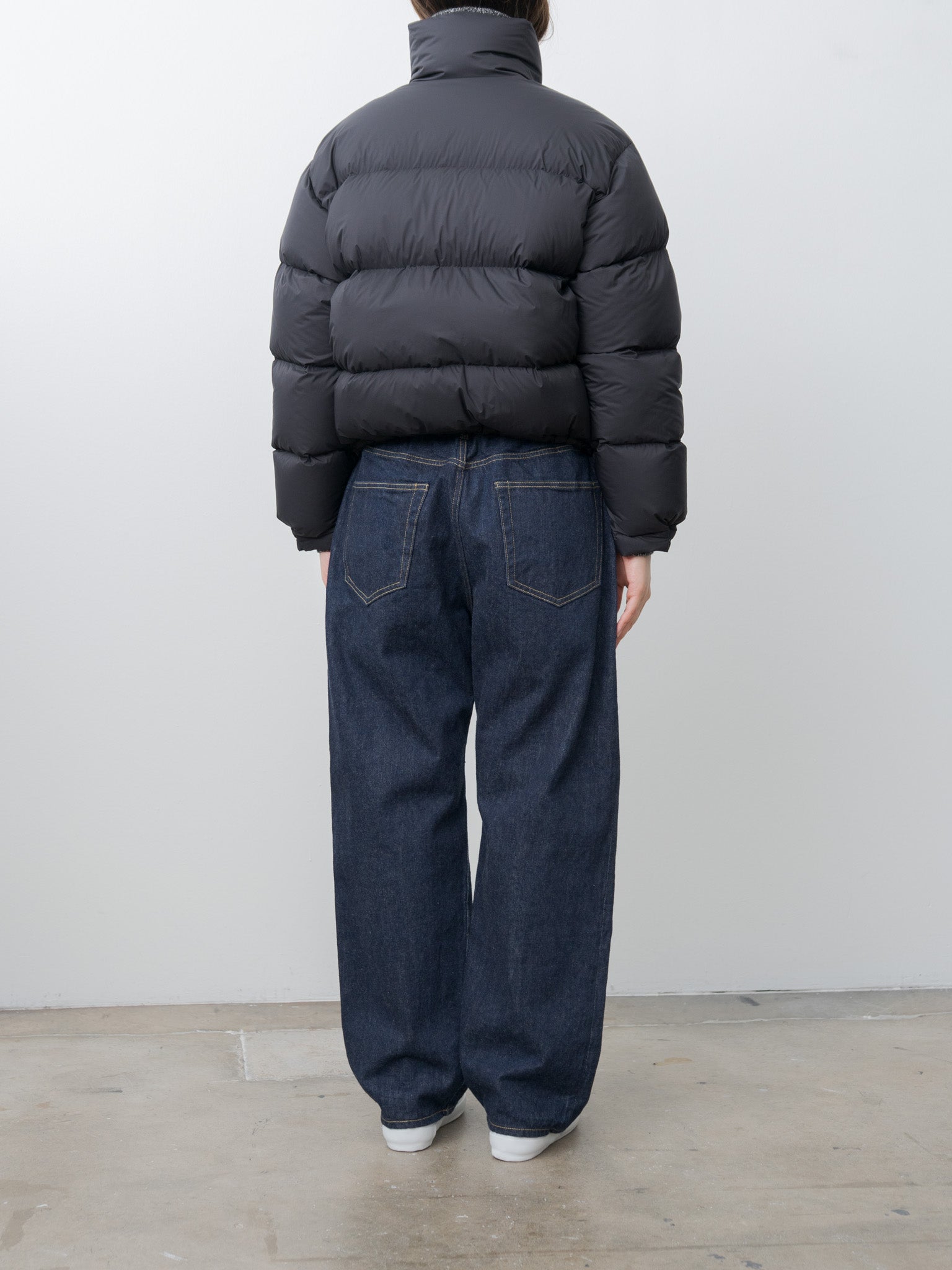 Super Light Nylon Ripstop Down Blouson - Black