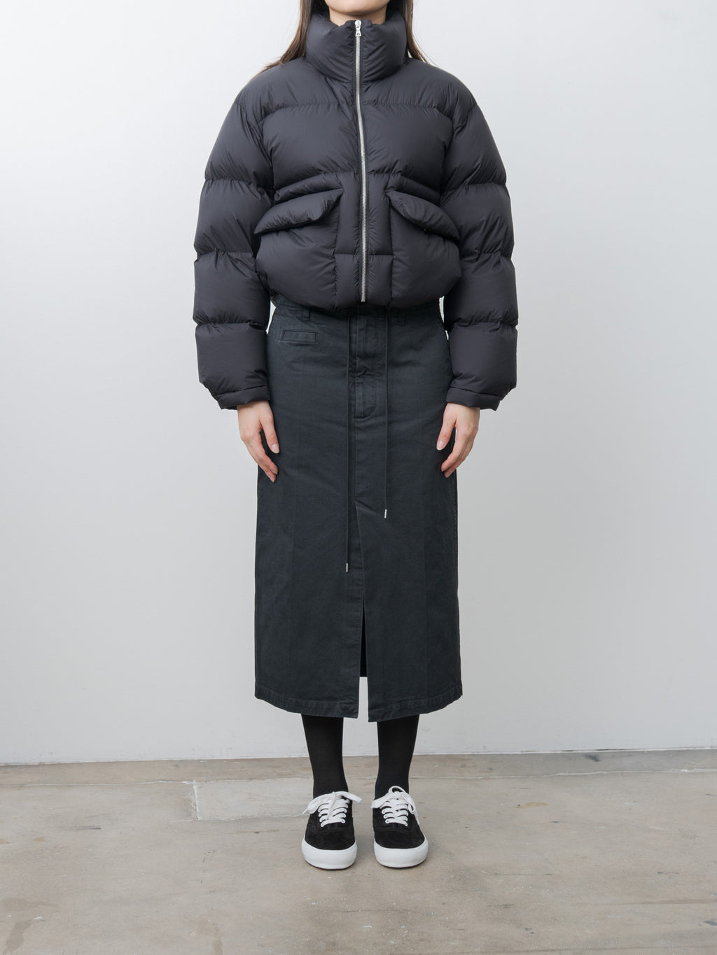 Product Dyed Finx Chino Skirt - Black