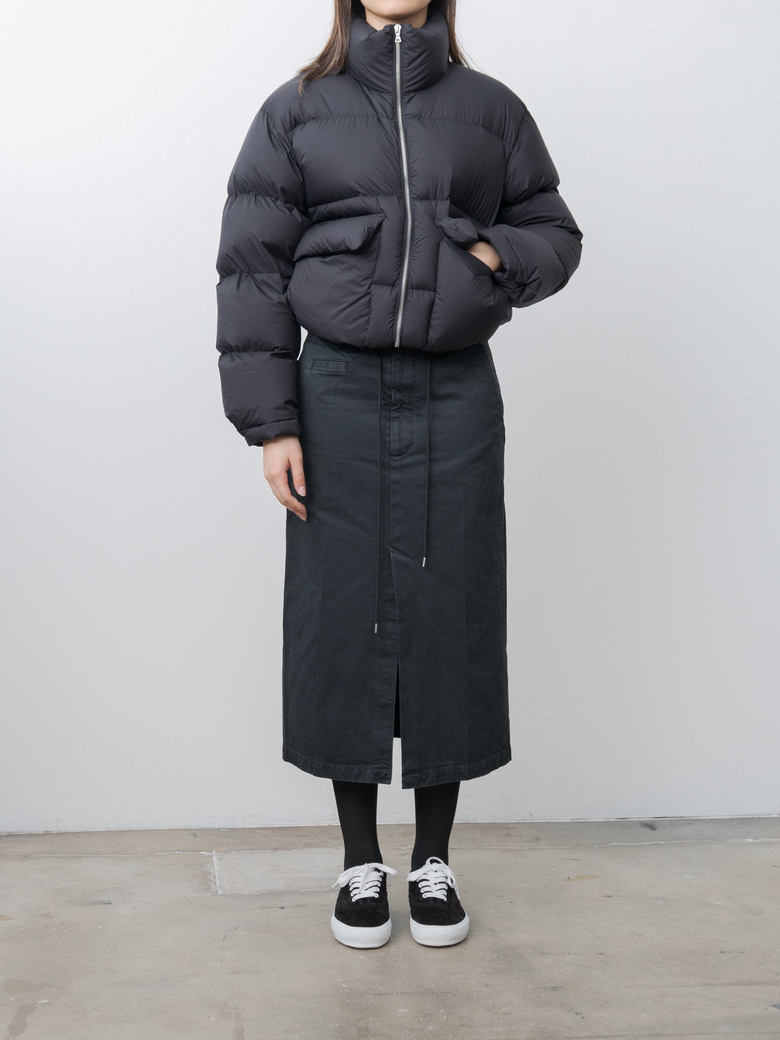 Product Dyed Finx Chino Skirt - Black