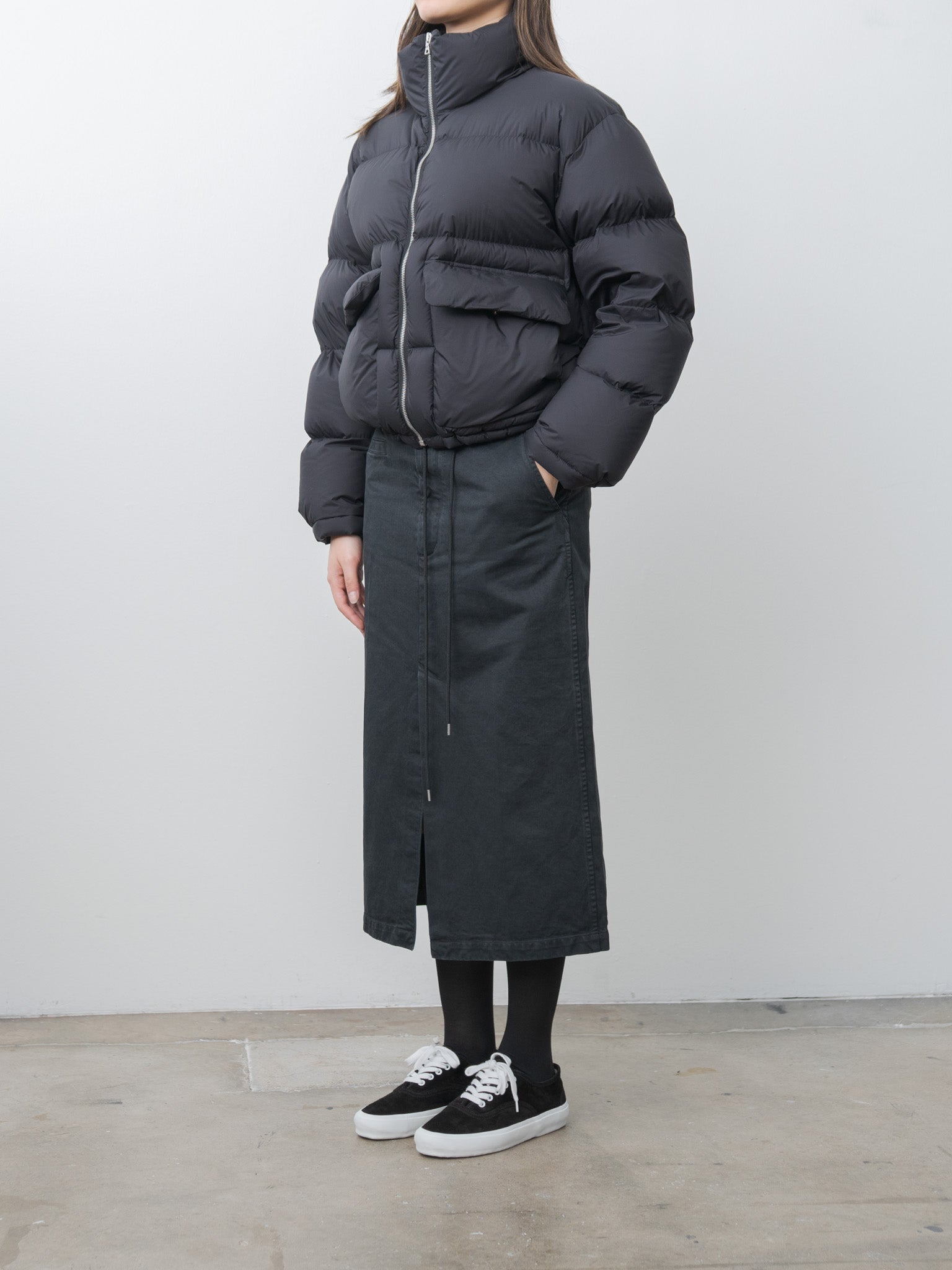 Product Dyed Finx Chino Skirt - Black