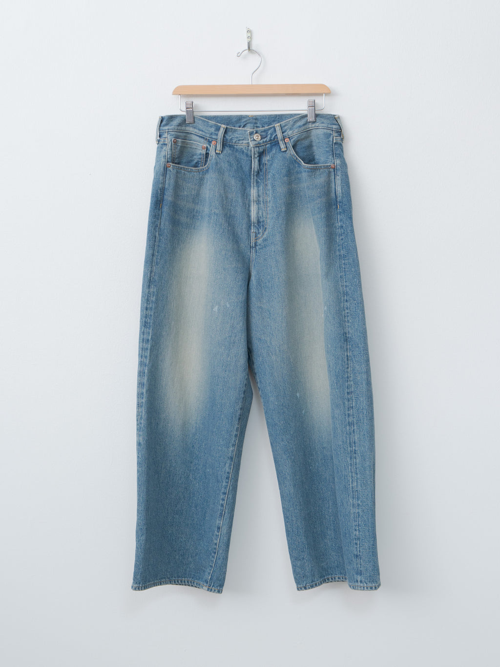 5Pocket Baggy Pants - Fade Indigo