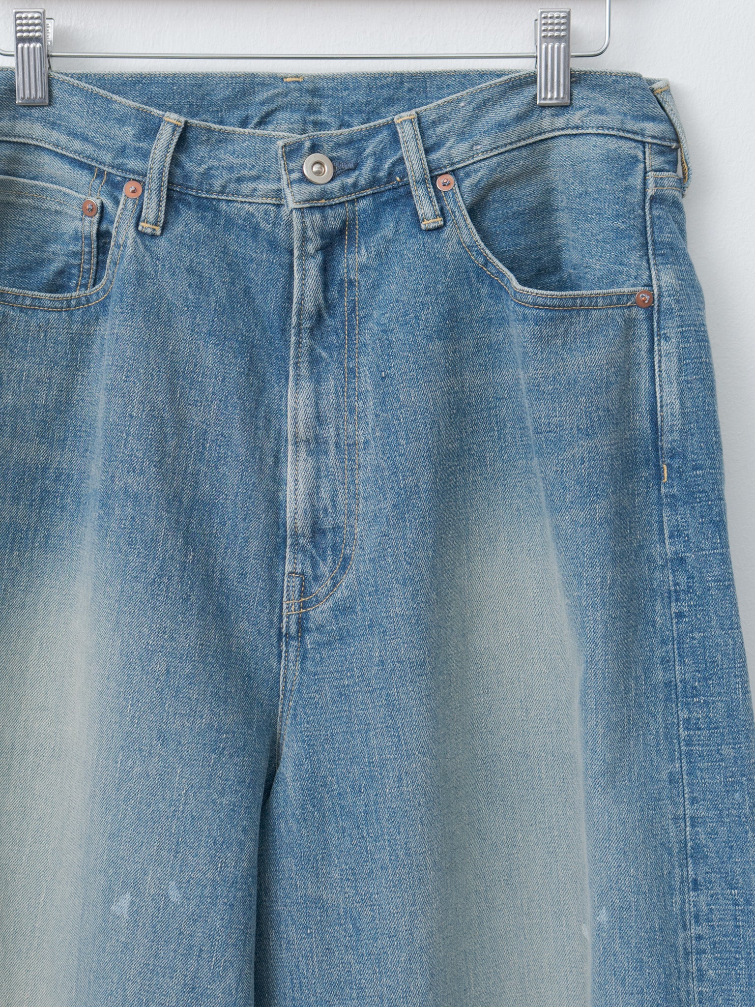 5Pocket Baggy Pants - Fade Indigo