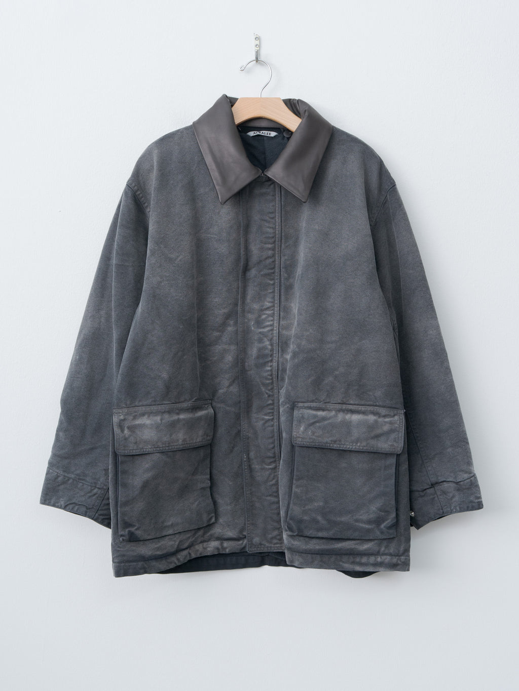 Product Dyed Organic Cotton Duck Blouson - Faded Black