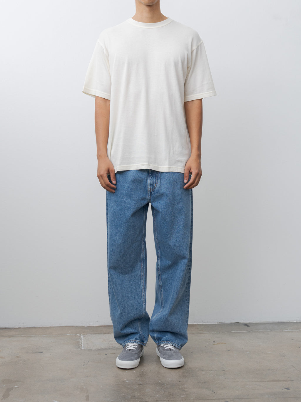 Cotton Cashmere T-Shirt - White