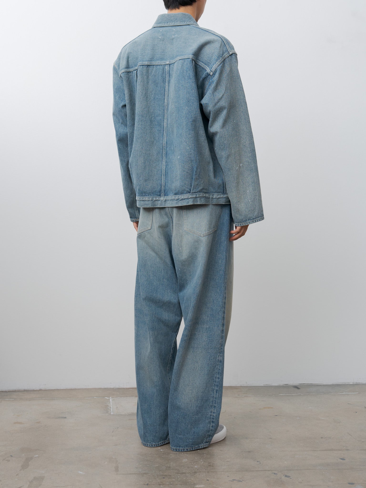 5Pocket Baggy Pants - Fade Indigo