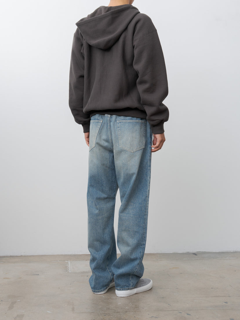 Namu Shop - Yoko Sakamoto 5Pocket Easy Pants - Fade Indigo