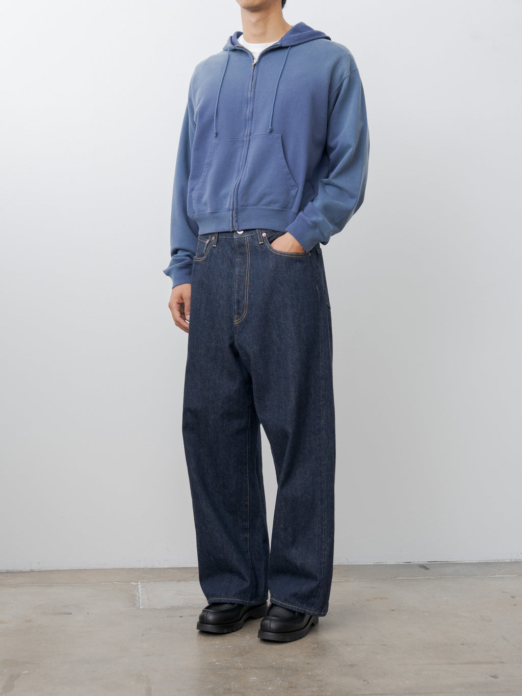 5Pocket Baggy Pants - Indigo