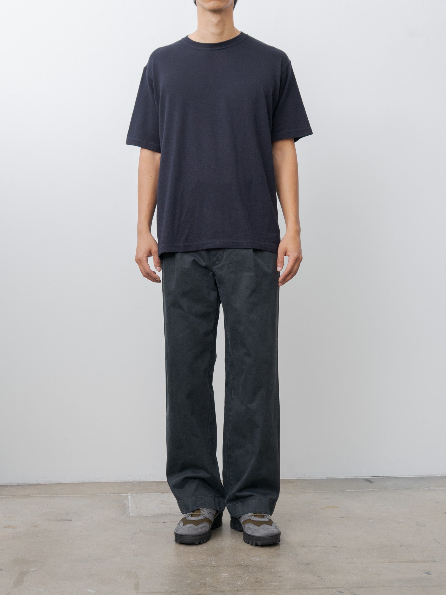 Product Dyed Finx Chino One-Tuck Pants - Black