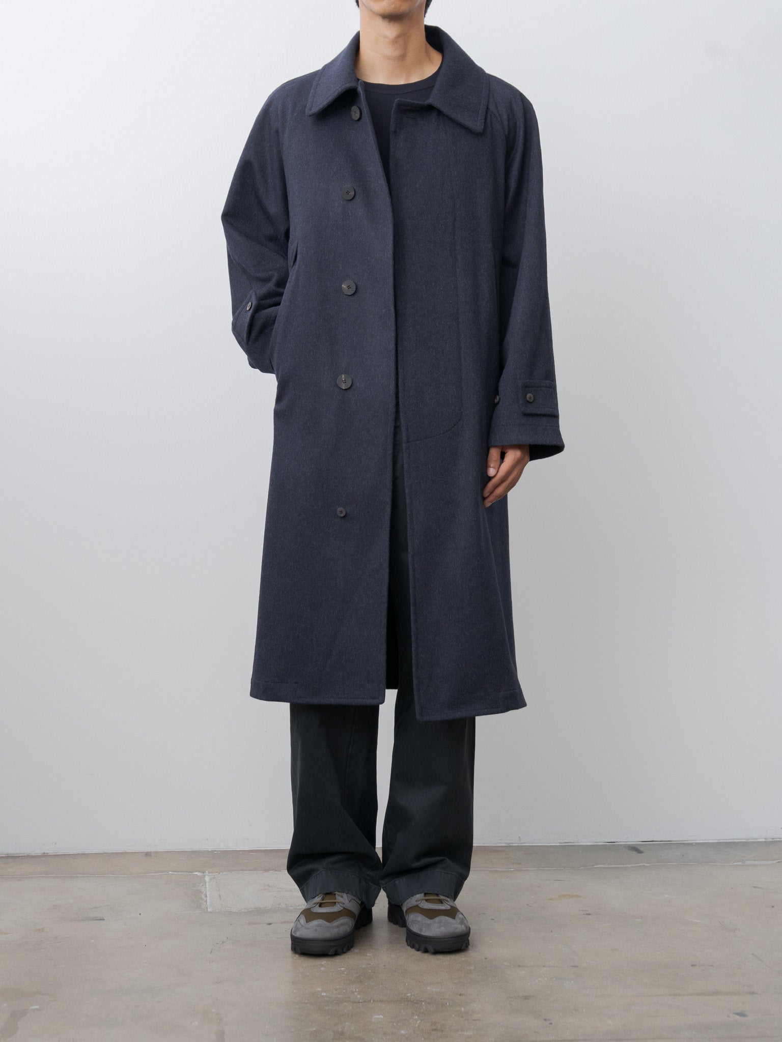 Product Dyed Finx Chino One-Tuck Pants - Black